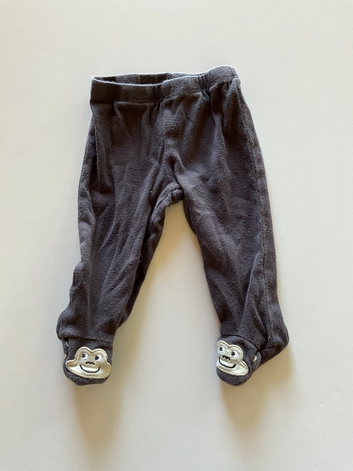 Brown Monkey Footed Pants
