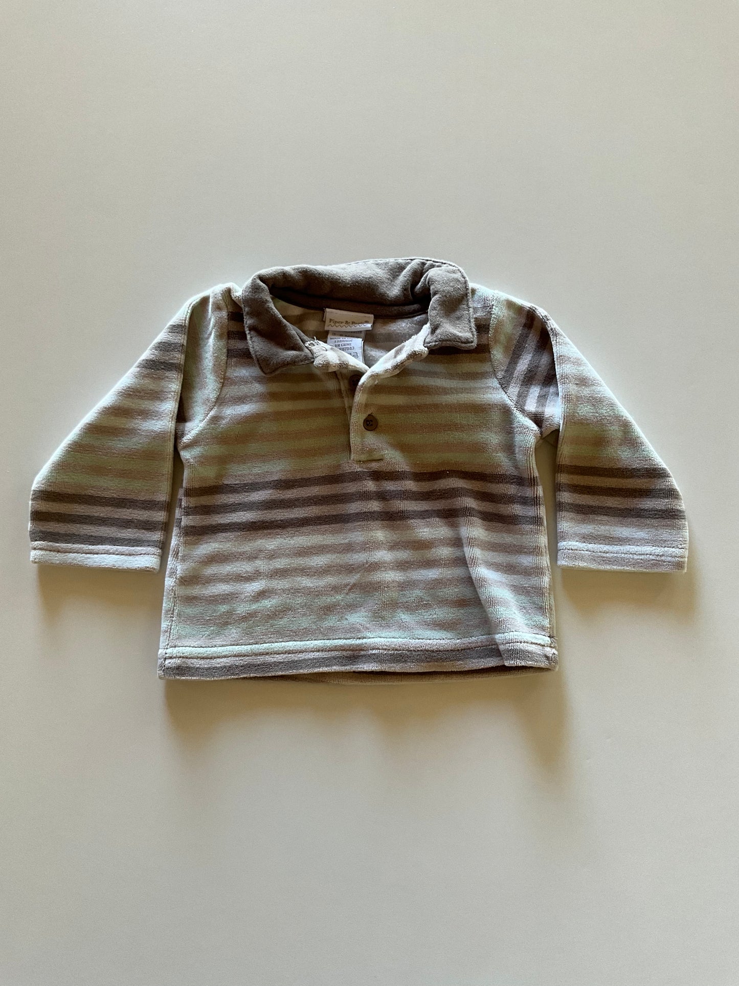 Velour Striped Shirt