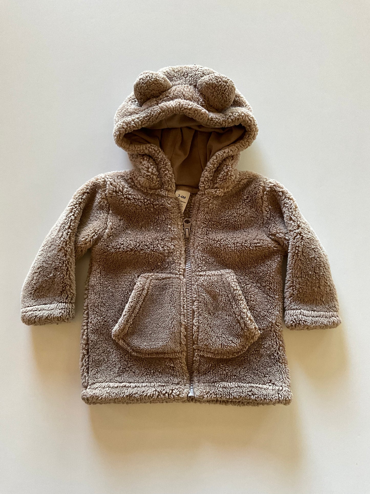 Cozy Brown Hooded Zip Up
