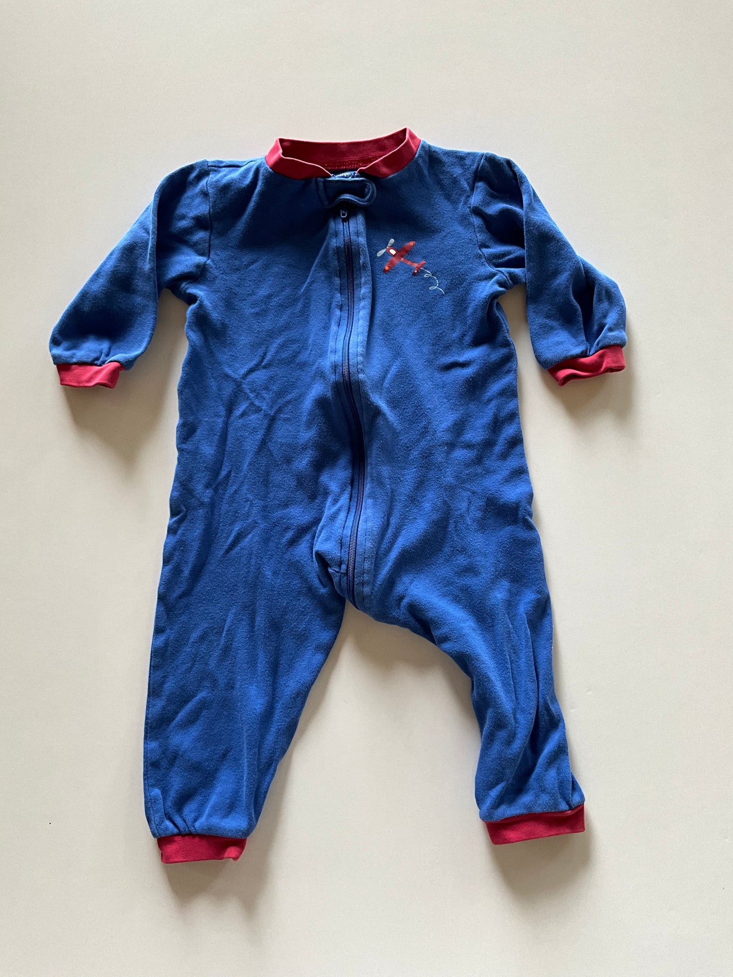 Blue Airplane Pajamas