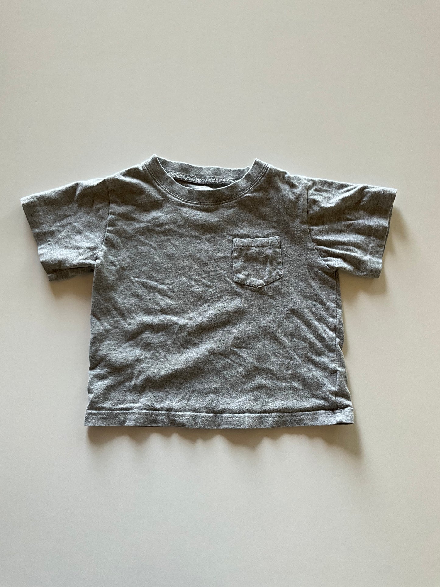 Grey Pocket Tee