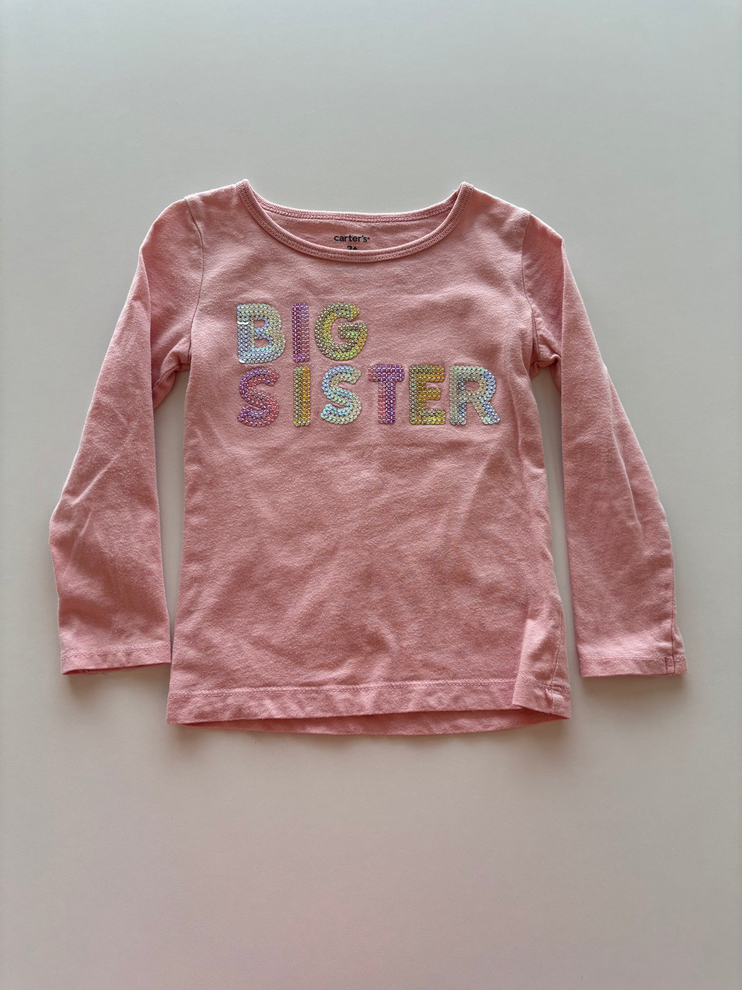 Pink Big Sister Shirt