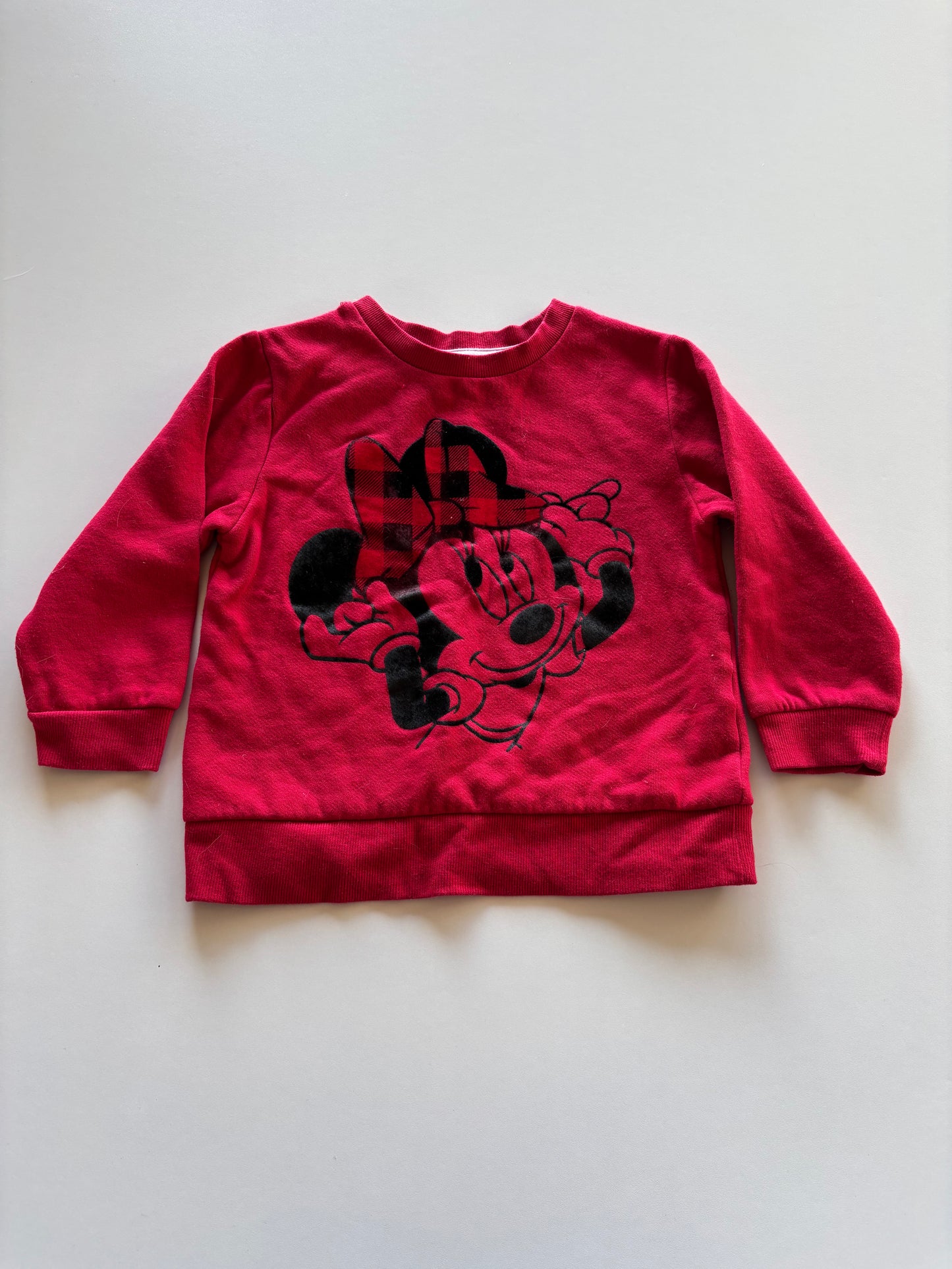 Red Minnie Crewneck Sweater
