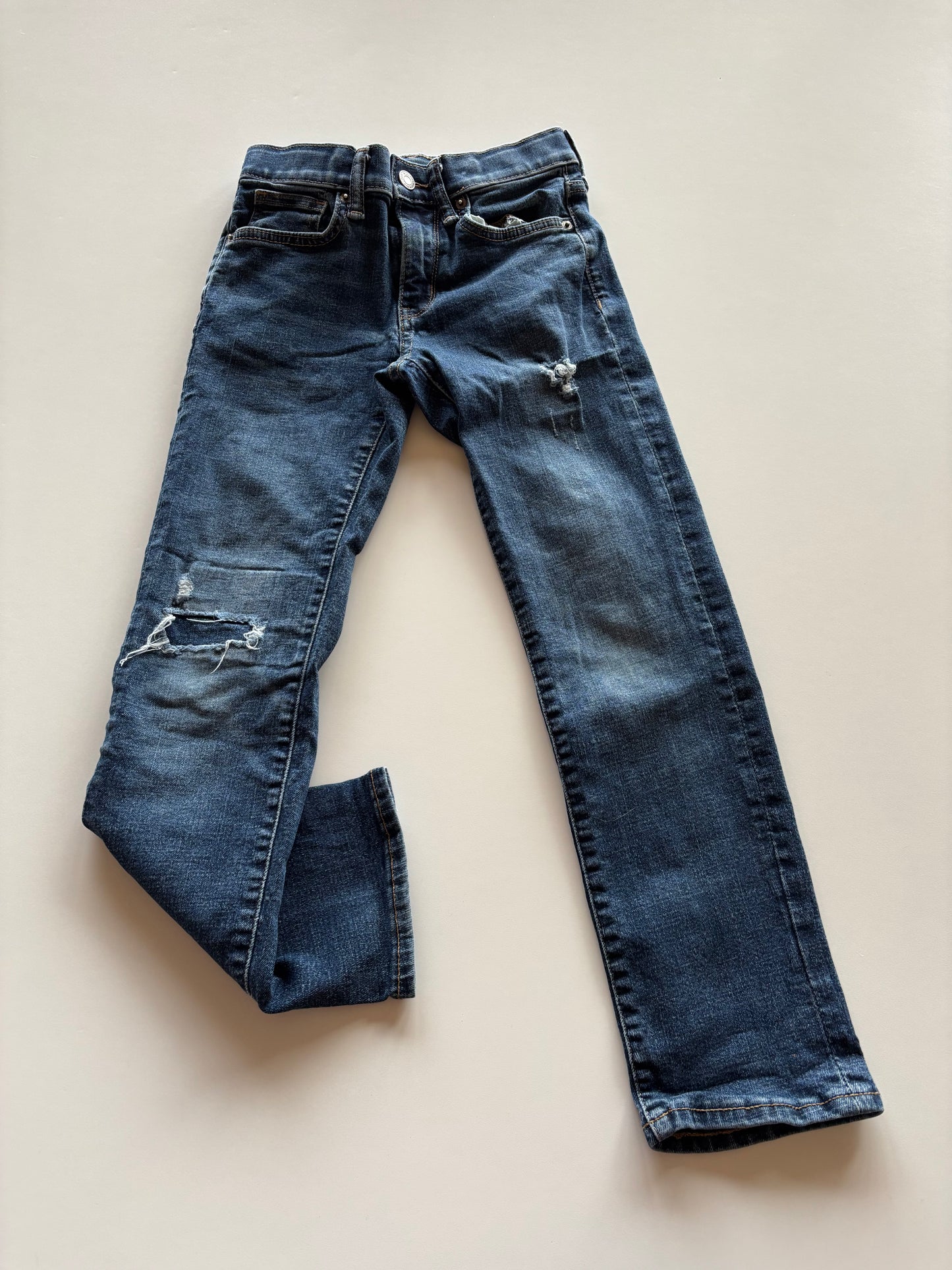Reinforced Distressed Denim