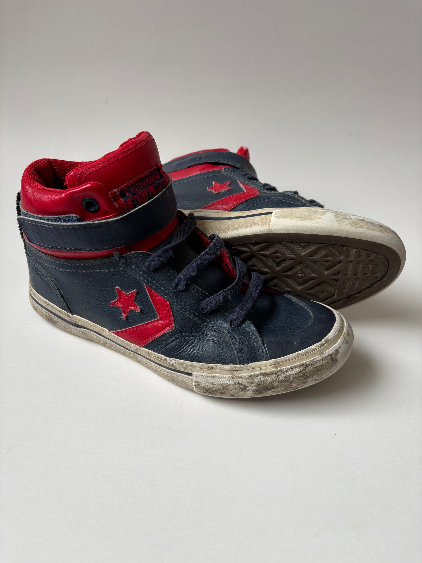 Navy Converse High Top Shoes