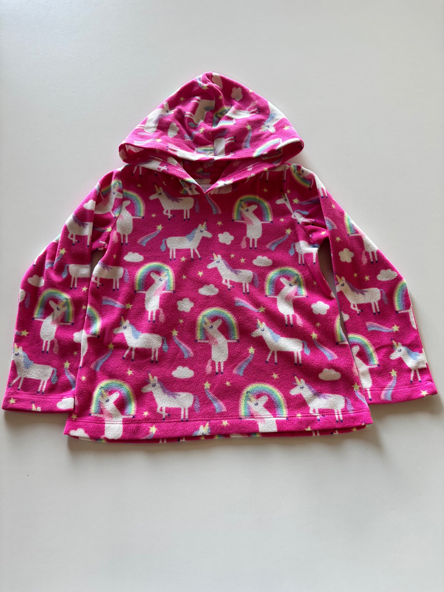 Pink Unicorn Fleece Hoodie