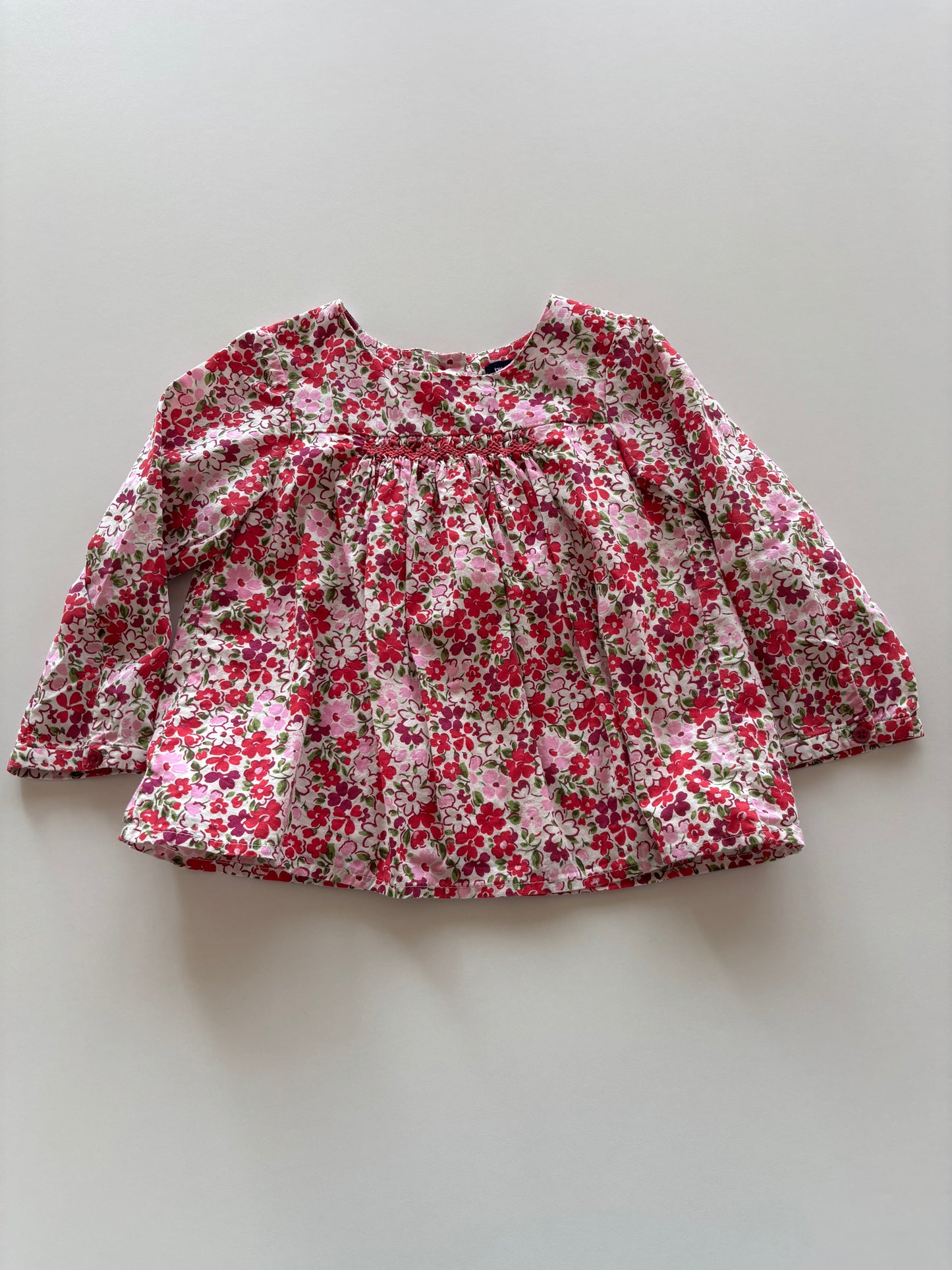 Pink Floral Top