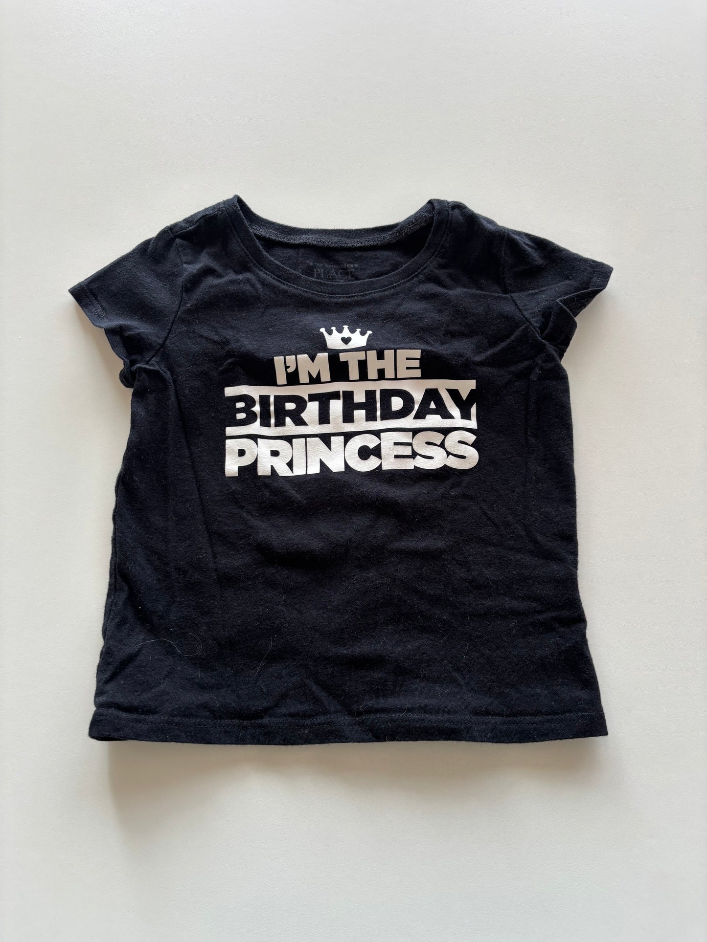 Black Birthday Princess Tee
