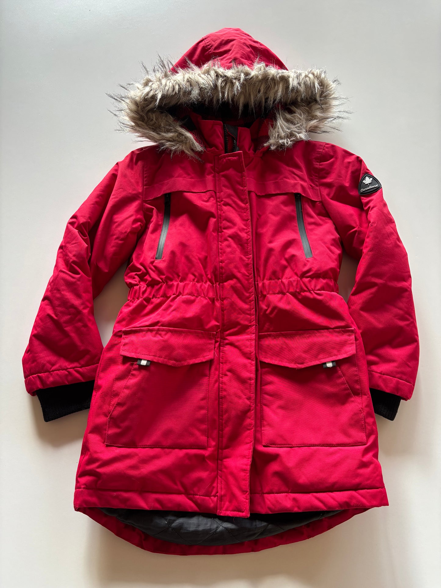 Red Winter Parka
