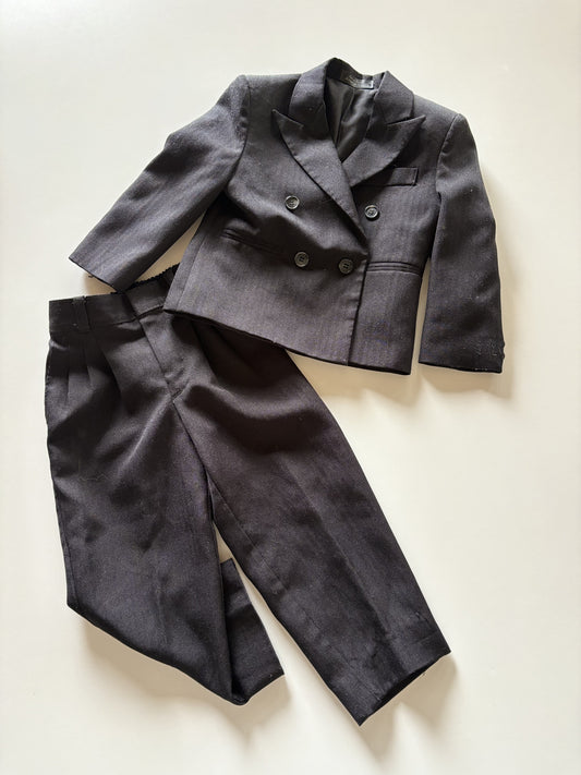 2pc Black Suit