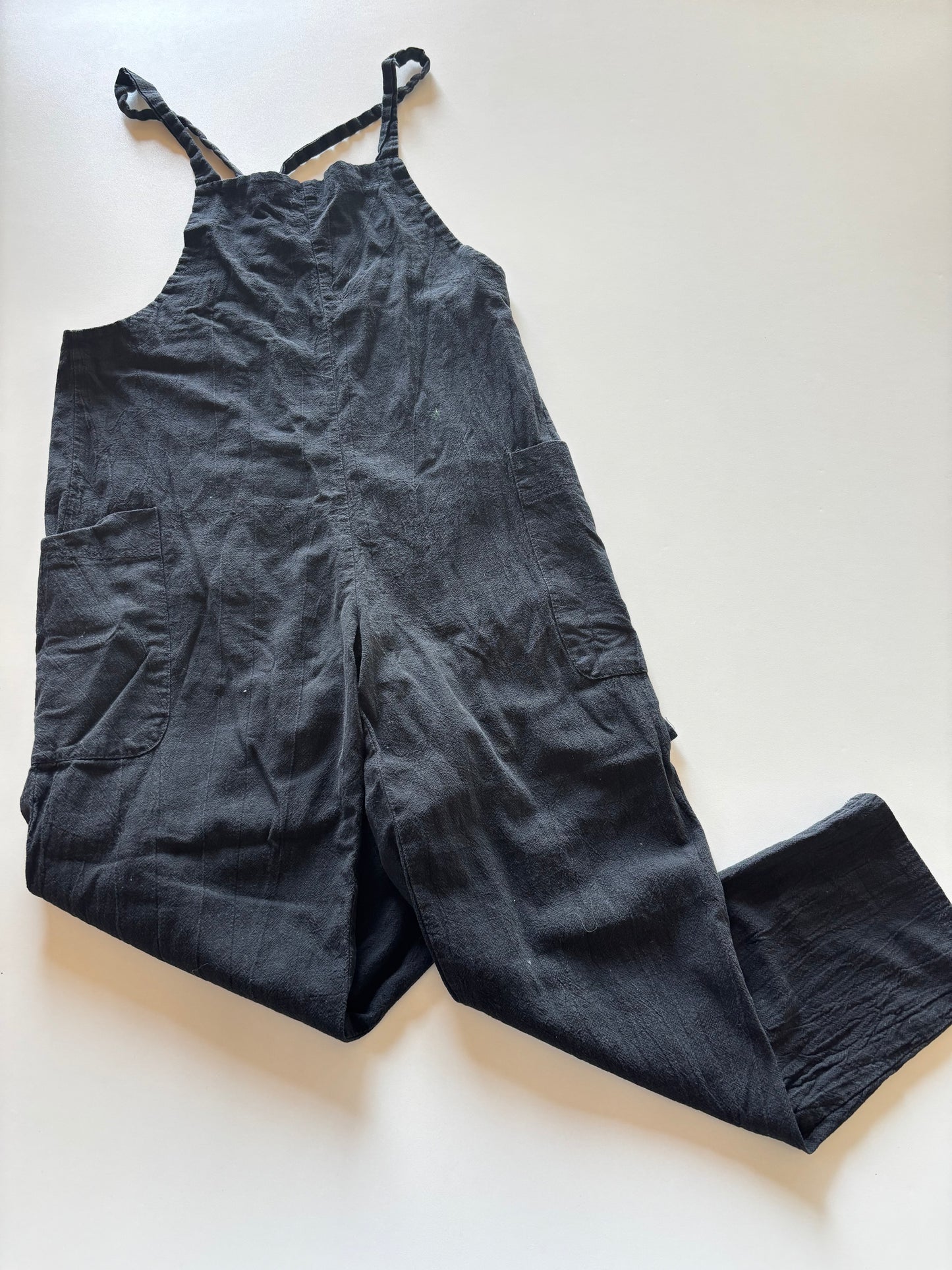 Black Lightweight Overalls