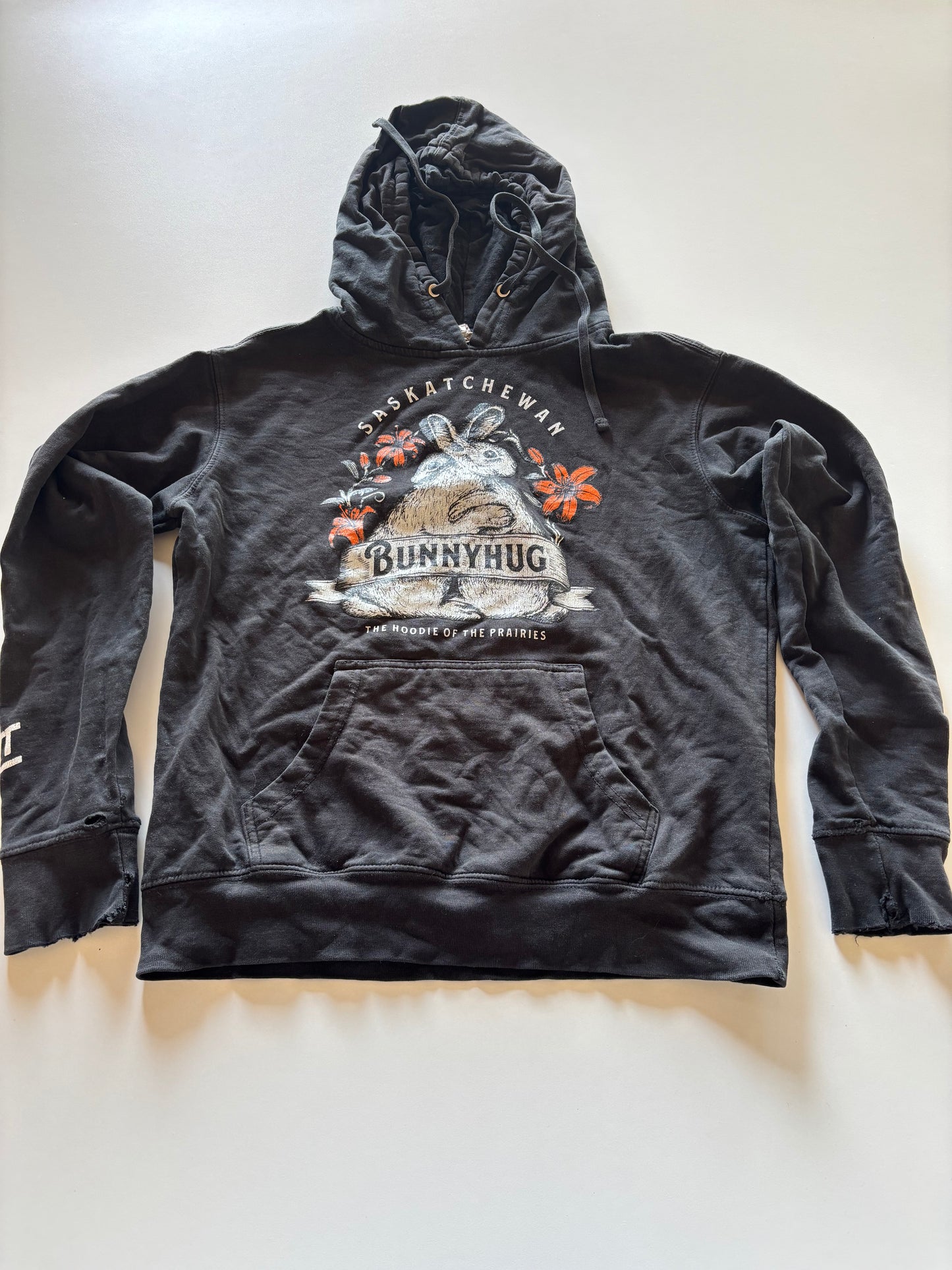 Black Bunnyhug Hoodie