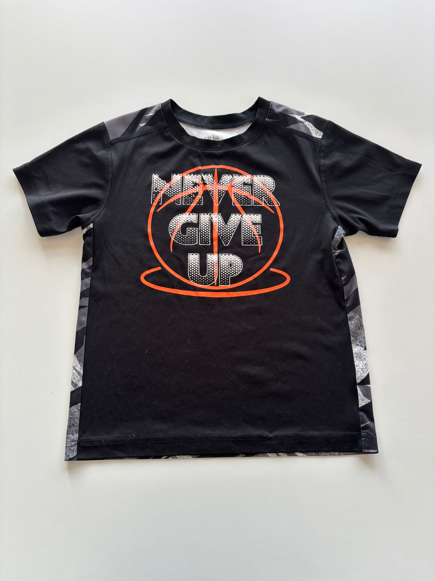 Black Athletic Basketball Tee