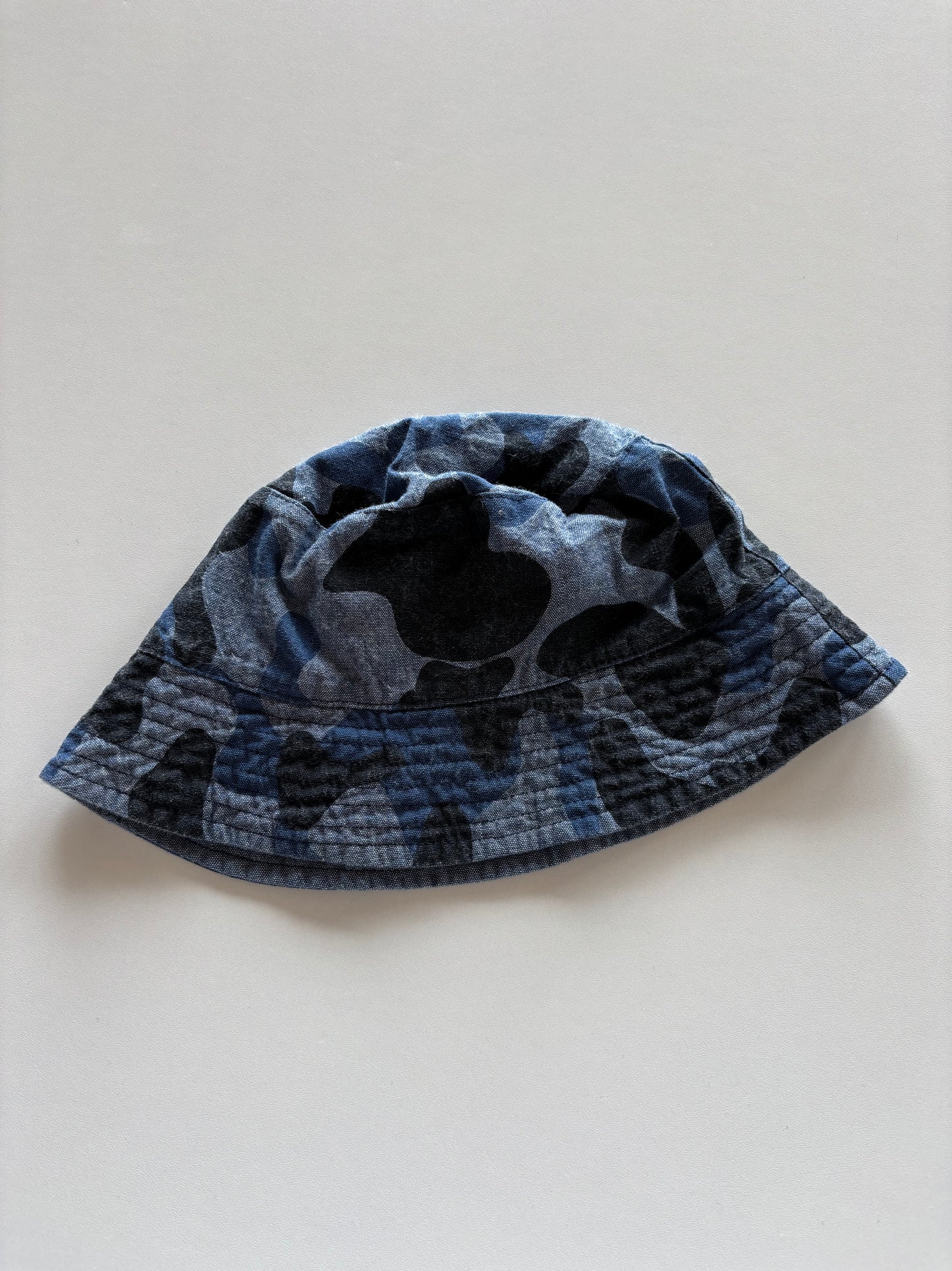 Chambray & Camo Reversible Bucket Hat
