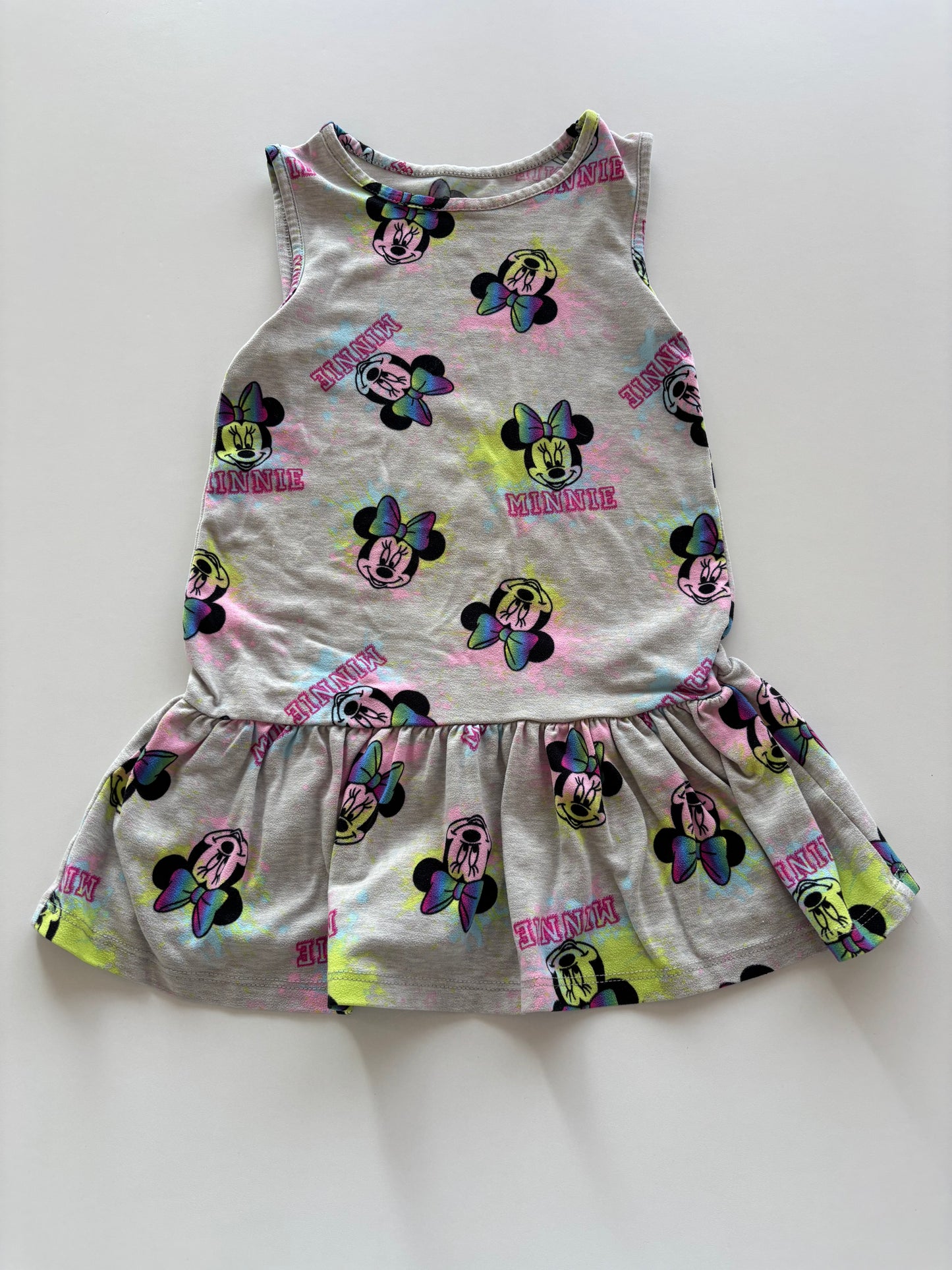 Grey Rainbow Minnie Mouse Dress