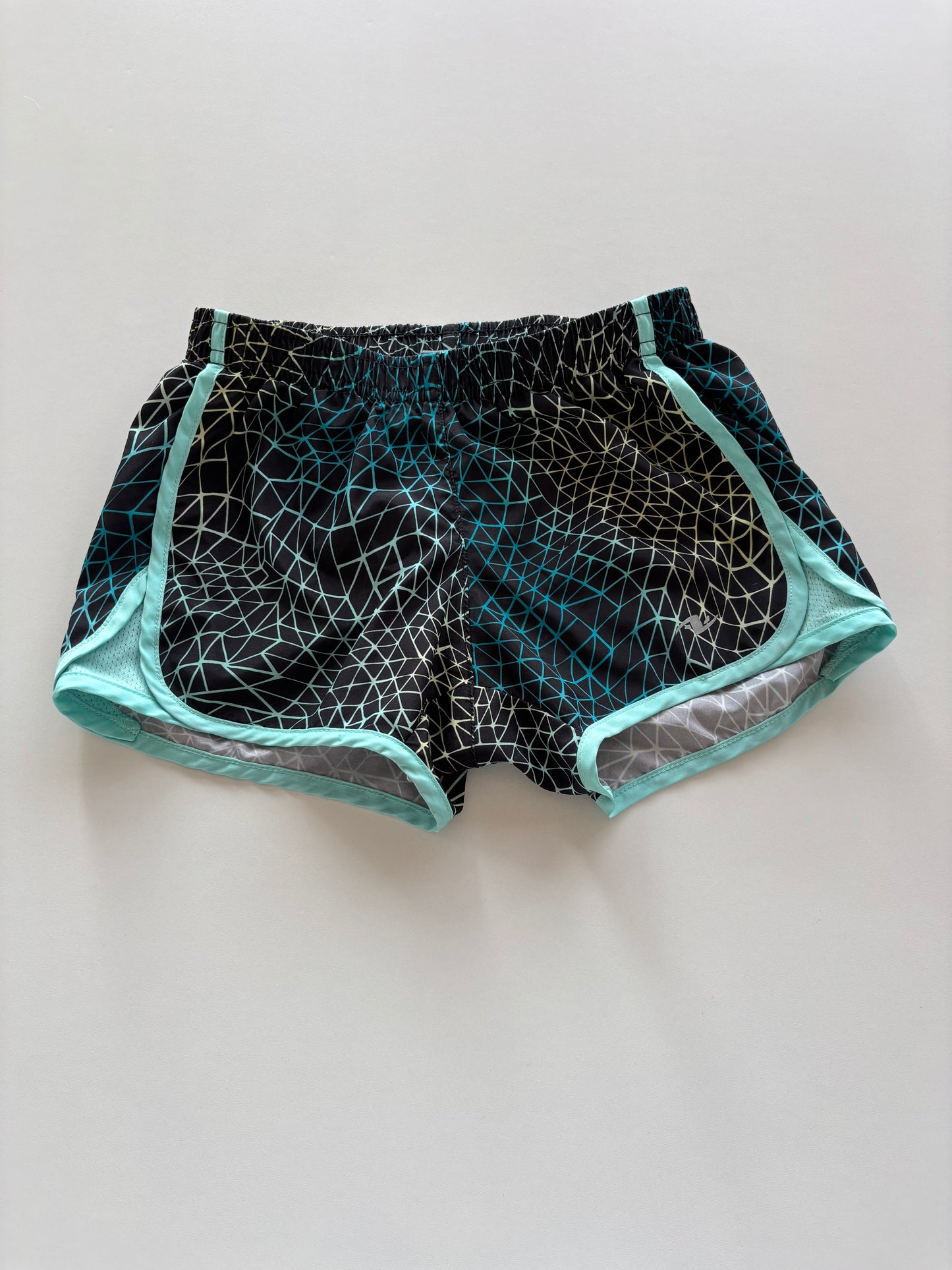 Black & Teal Athletic Shorts