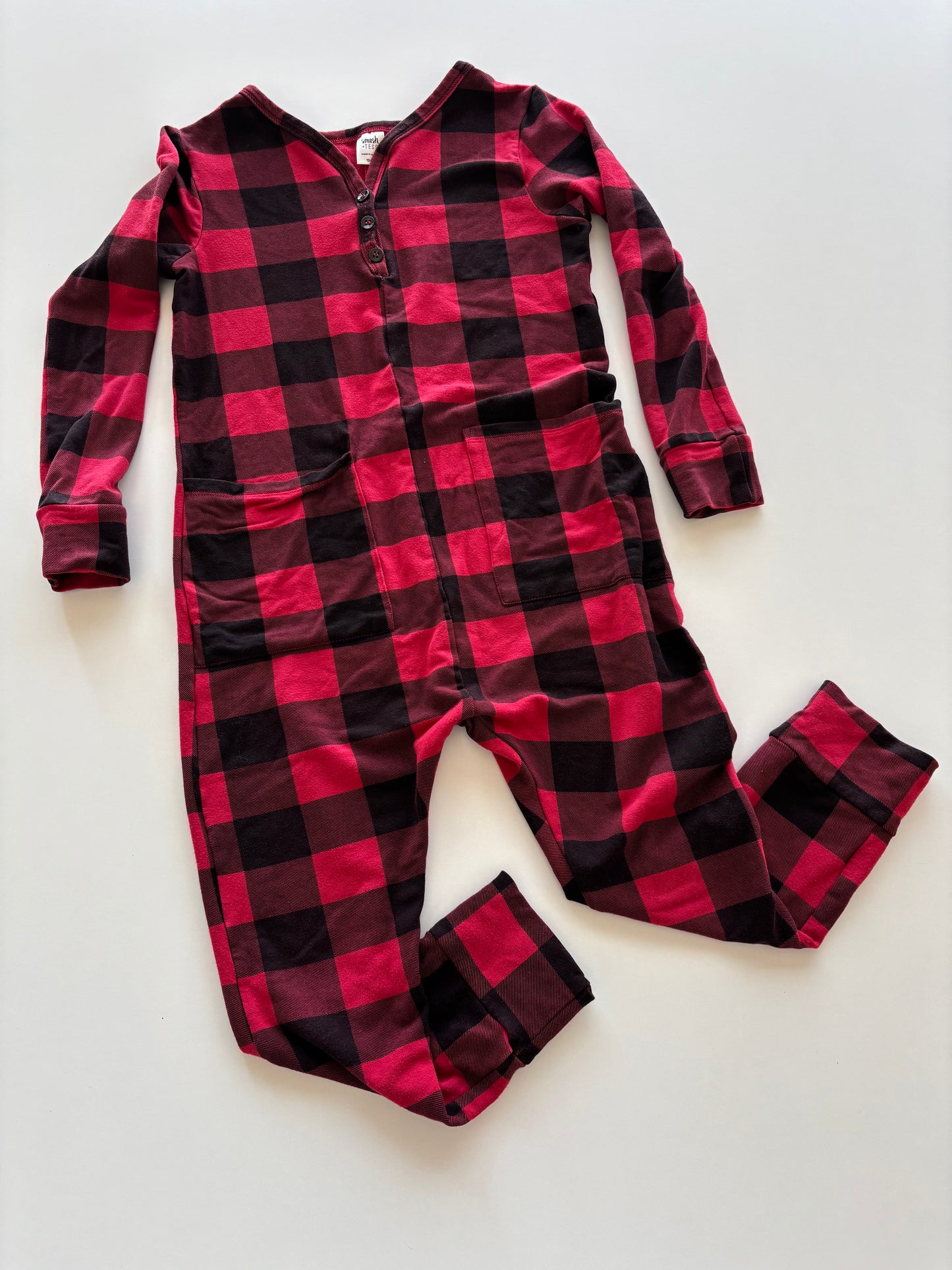 Buffalo Plaid Smash + Tess Romper