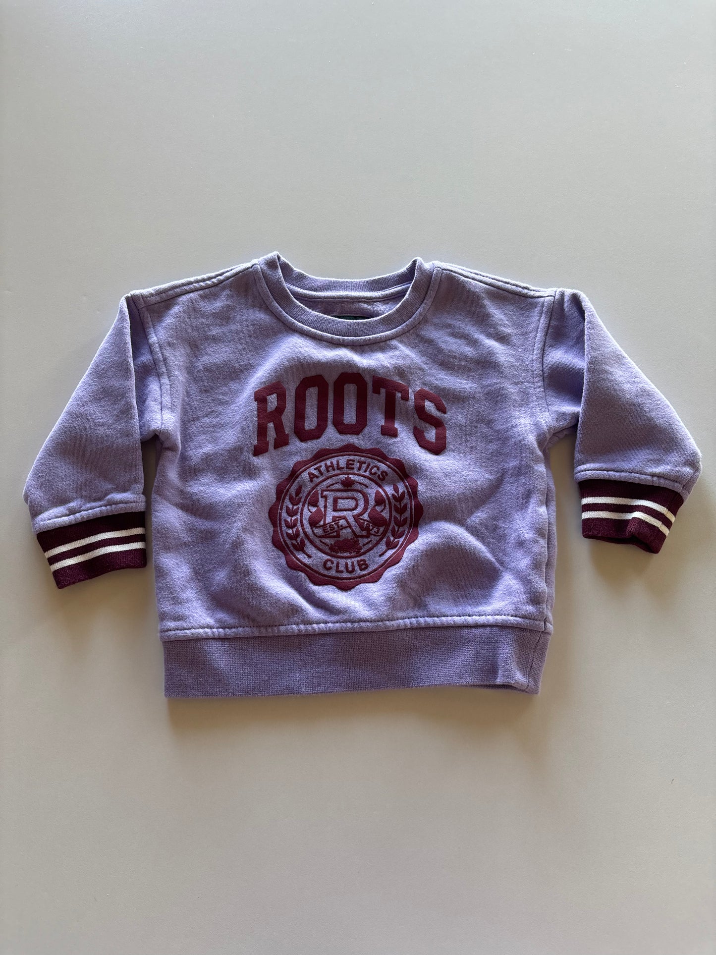 Purple Roots Crewneck Sweater