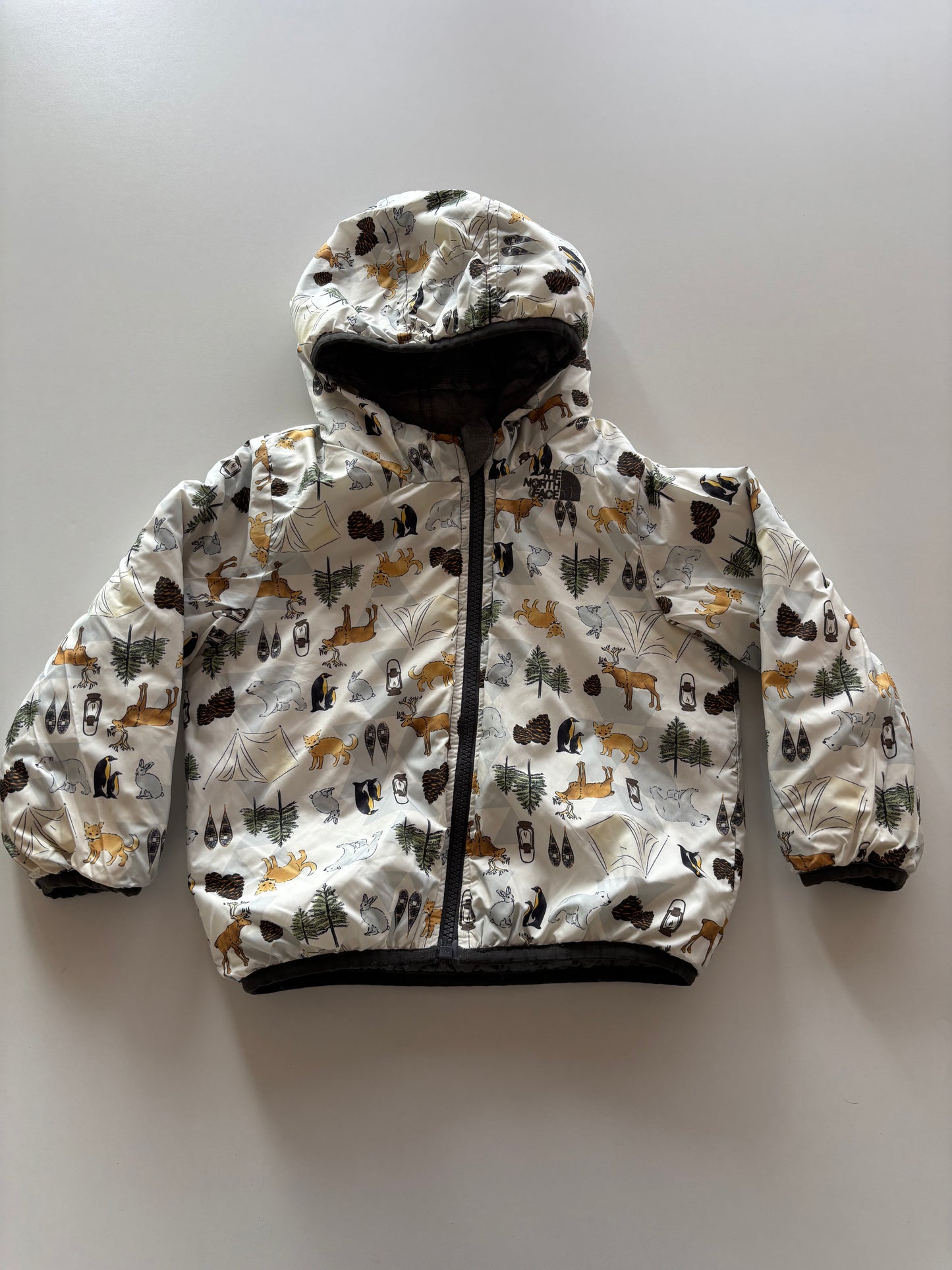 Reversible Grey & Camping Jacket