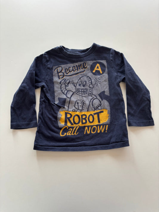 Navy Robot Shirt