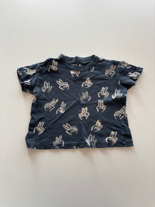 Blue Peace Boxy Tee