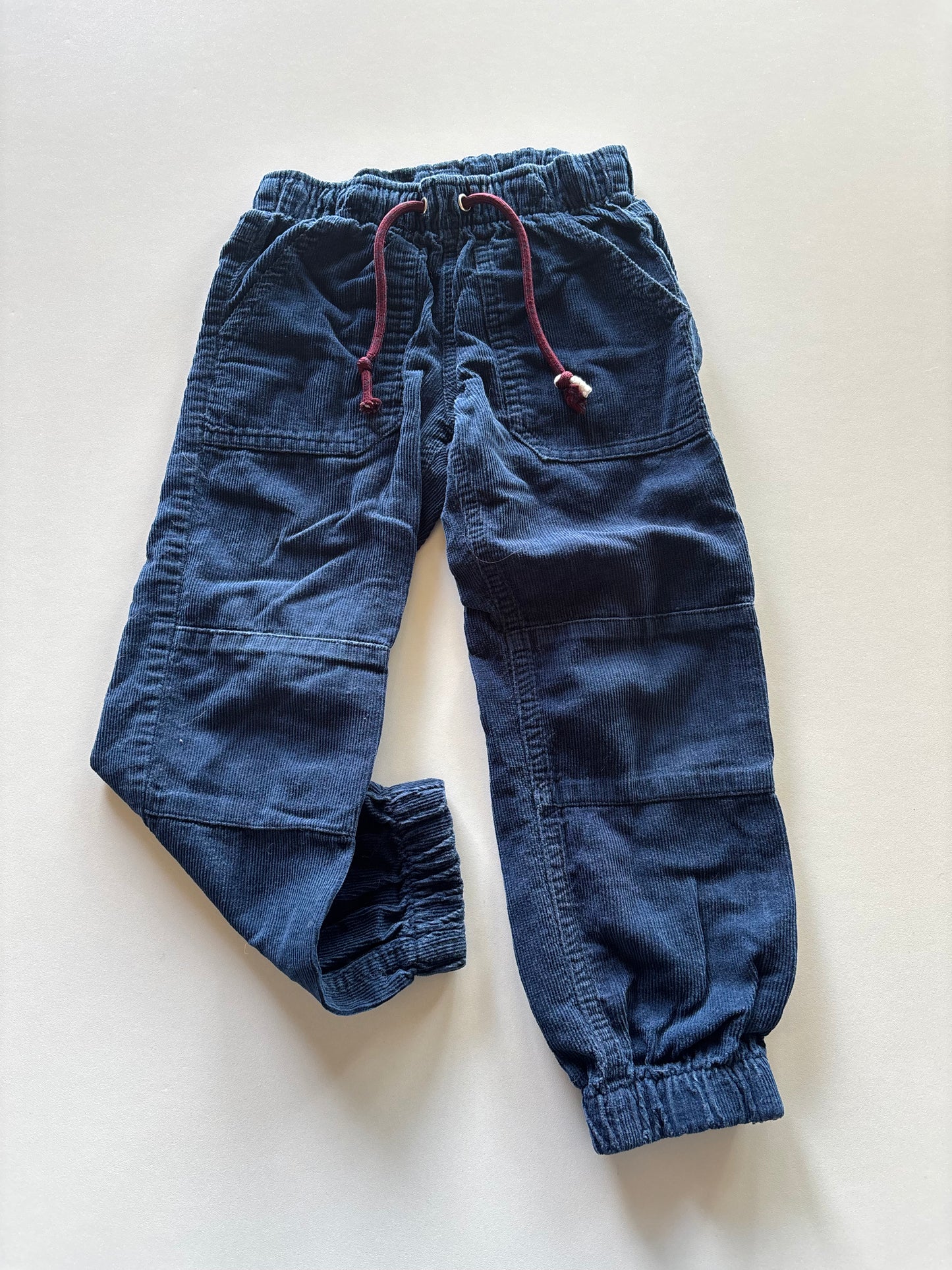 Navy Corduroy Joggers