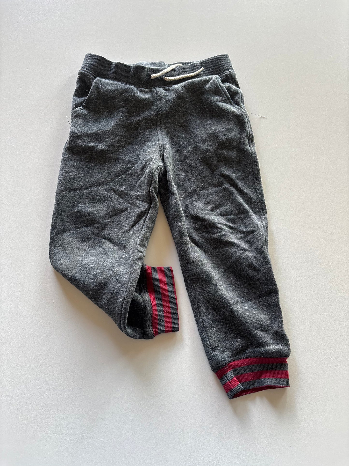 Charcoal & Red Joggers