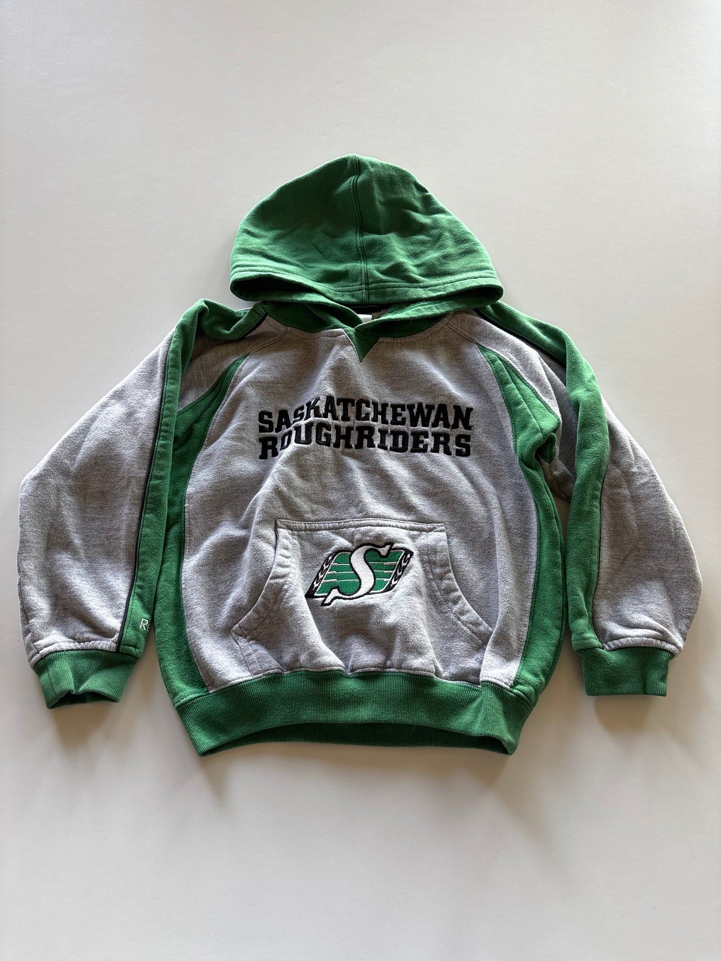 Grey & Green Roughriders Hoodie