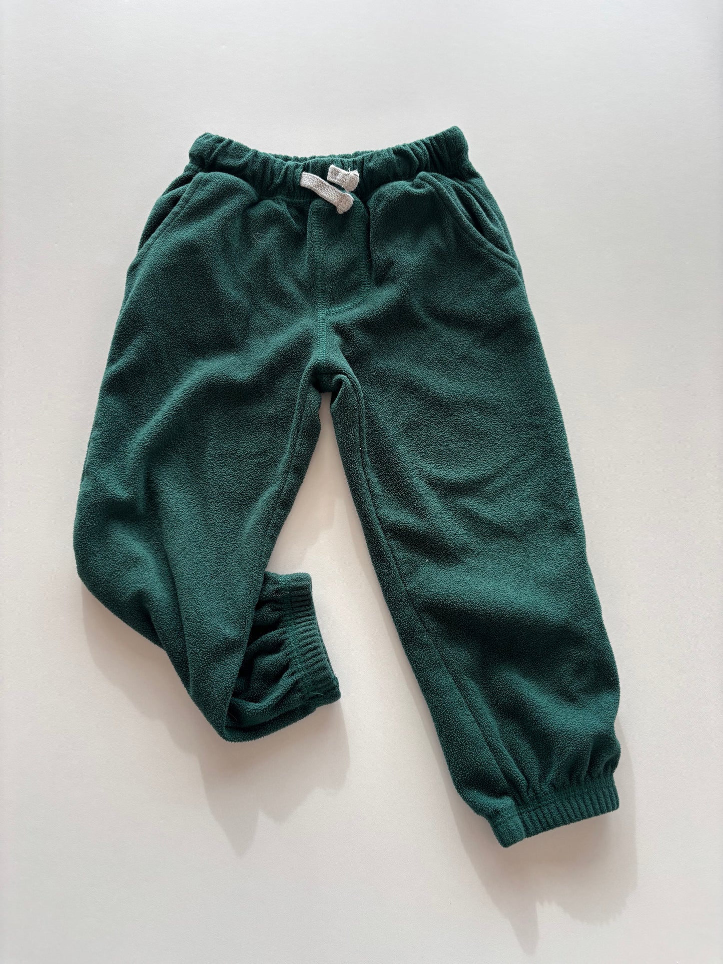 Green Fleece Joggers