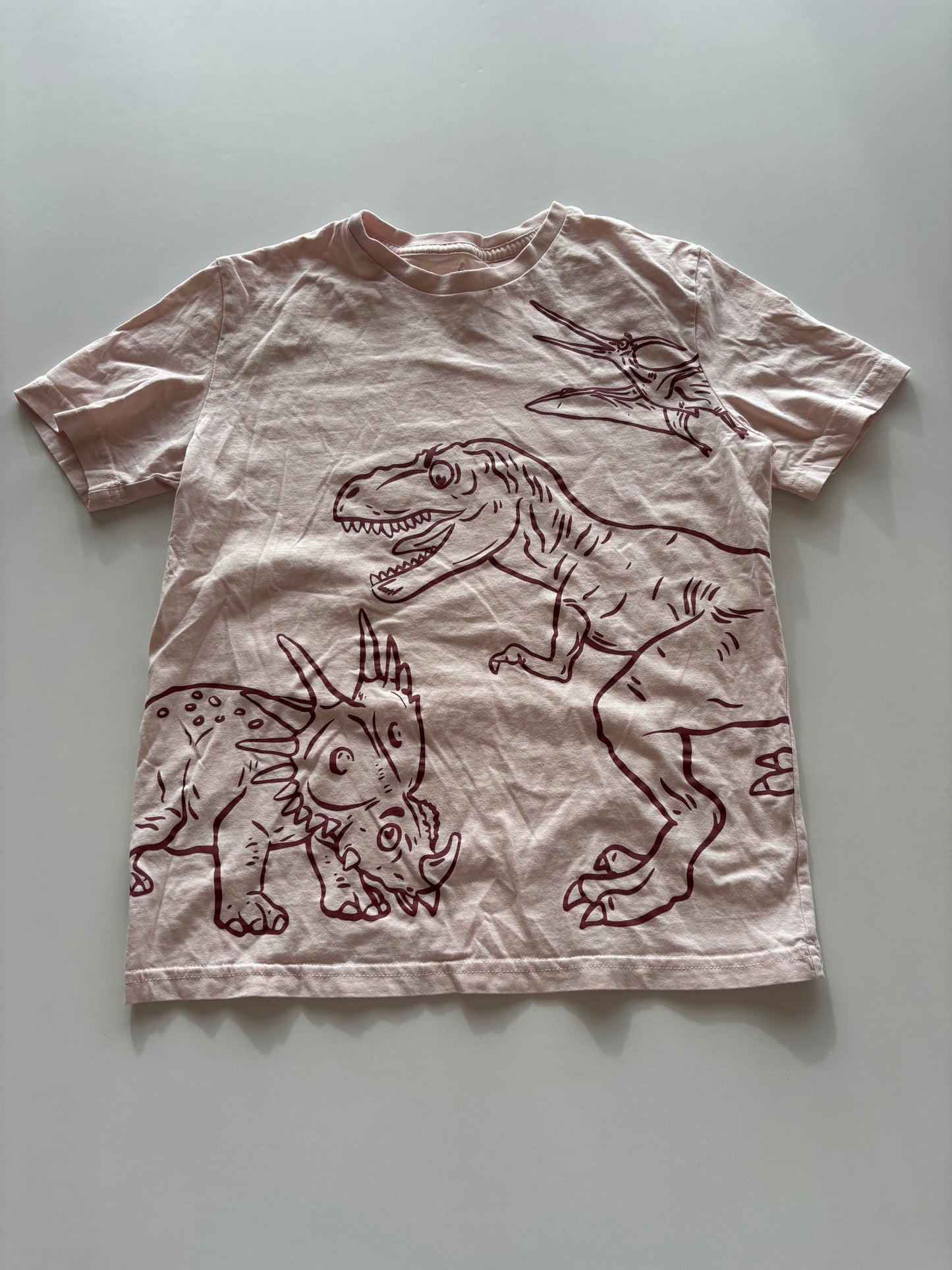 Light Pink Dino Tee
