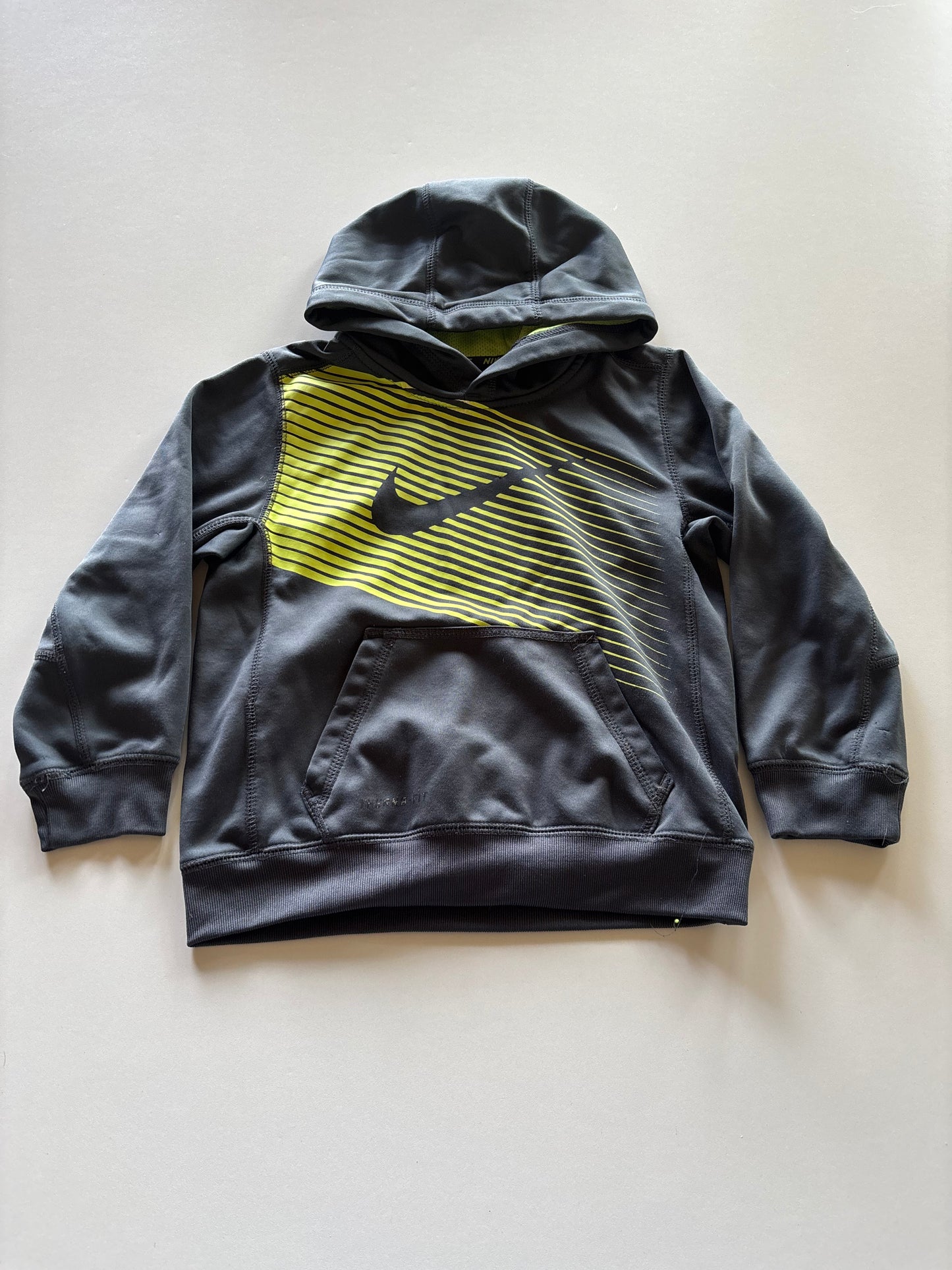 Grey & Yellow Nike Athletic Hoodie