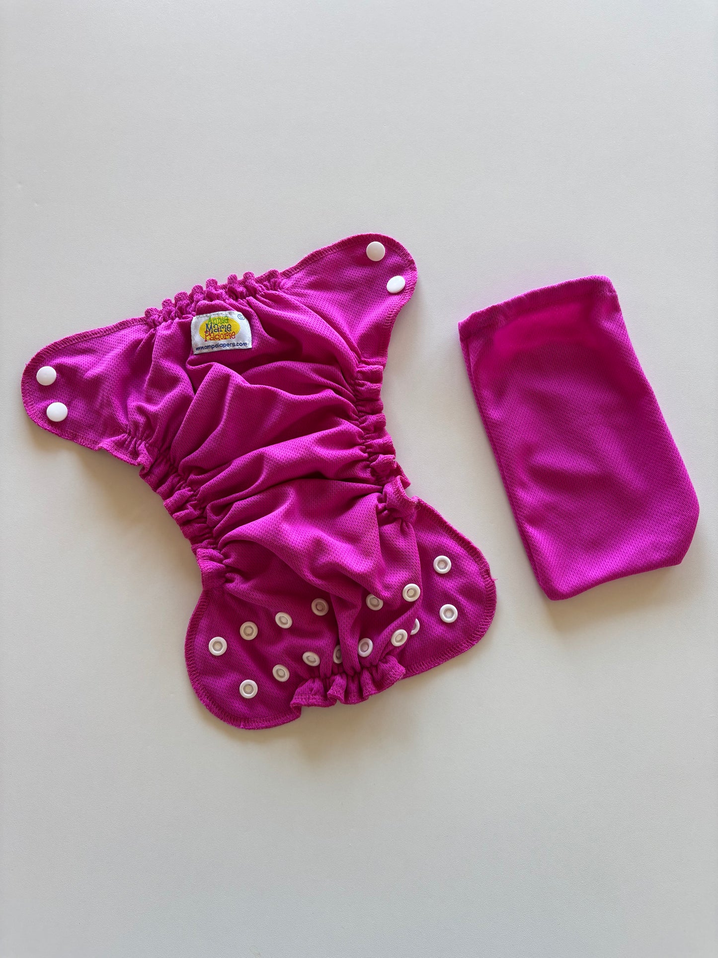 Fuschia Cloth Swim Diaper