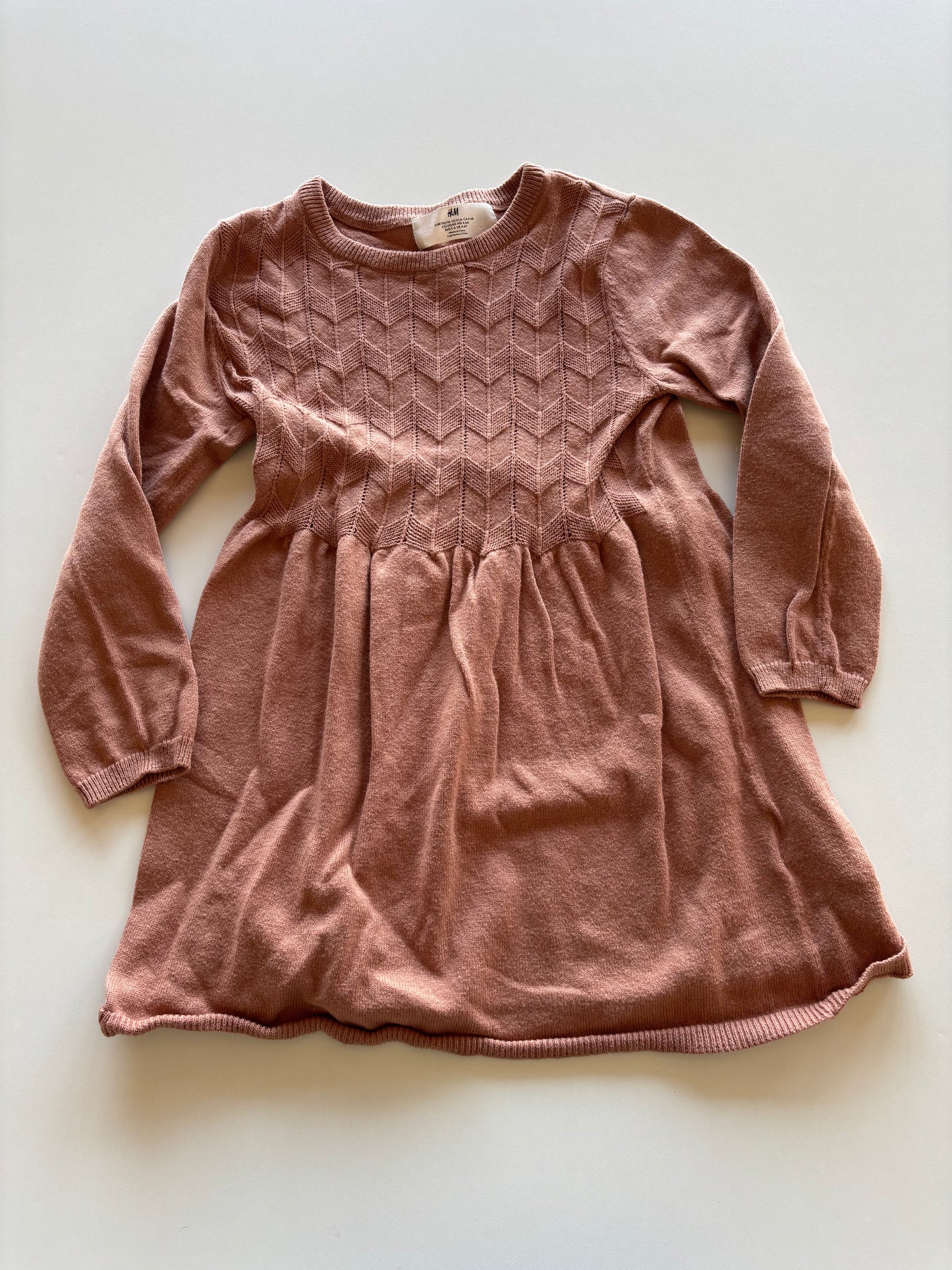 Dusty Rose Knit Dress