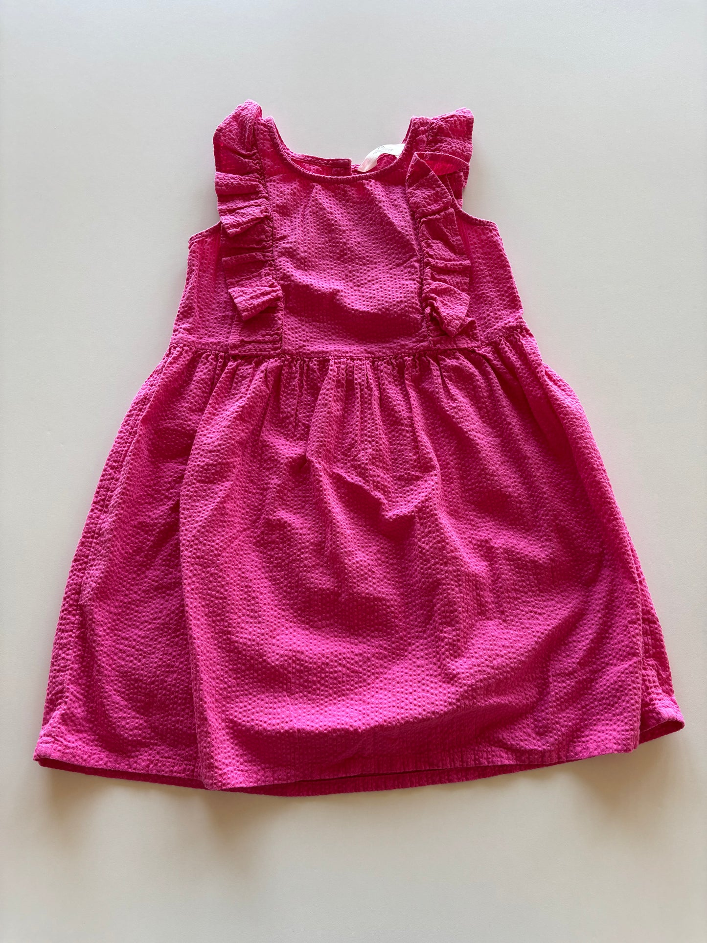 Pink Textured Dress