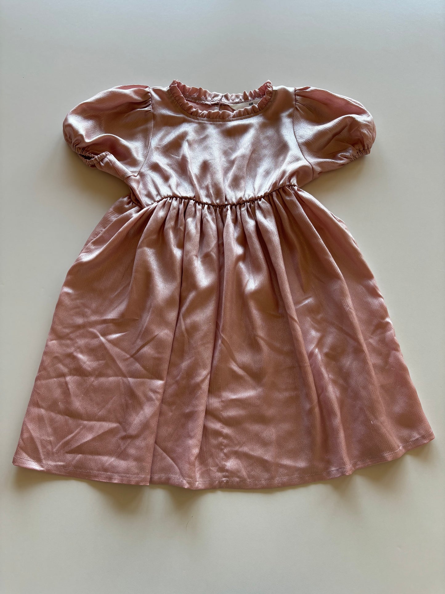 Pink Metallic Party Dress
