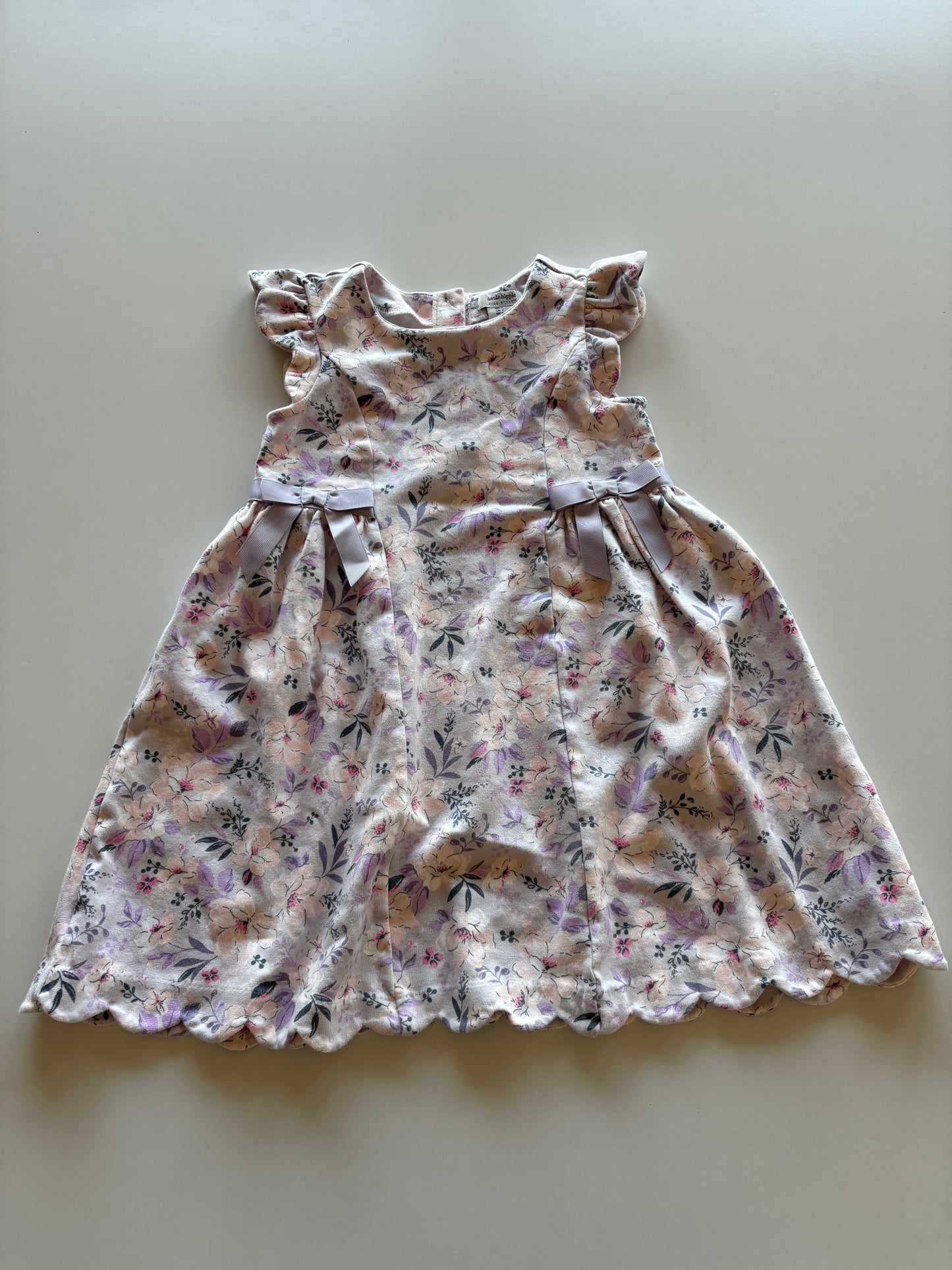 Purple Floral Dress