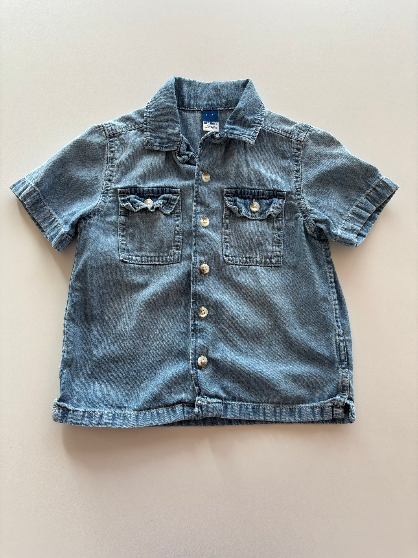 Light Chambray Button Up Shirt