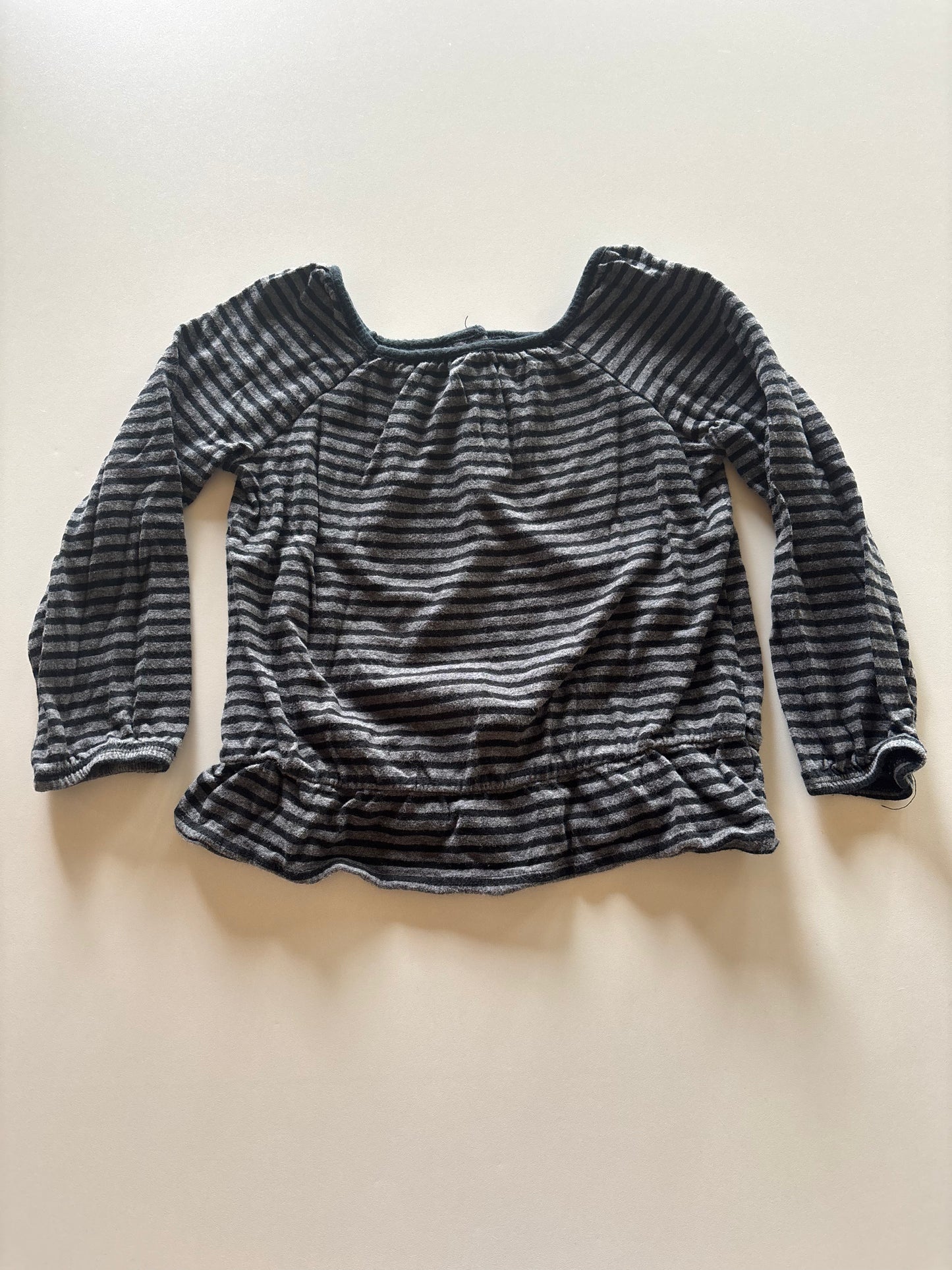 Black & Grey Striped Shirt