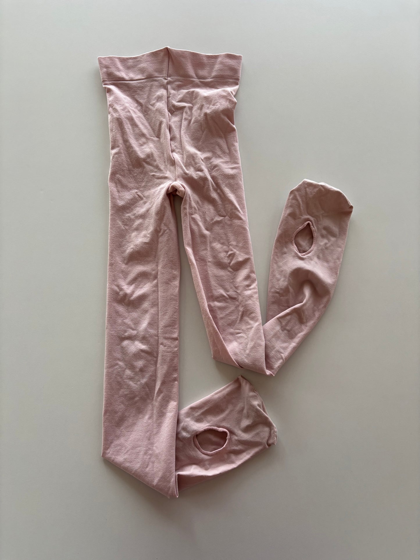 Pink Heel-less Tights