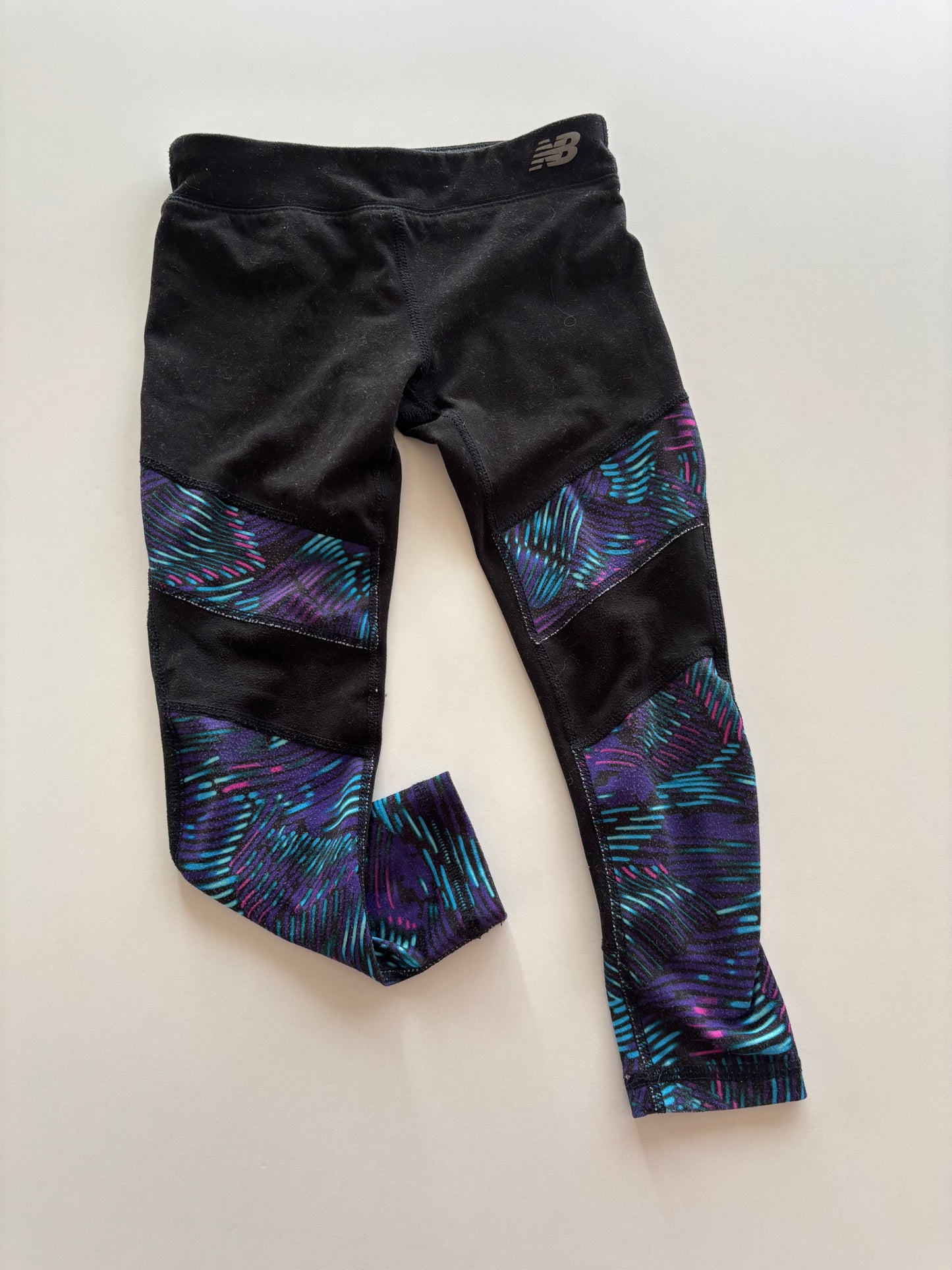 Black & Jewel Tone Athletic Leggings