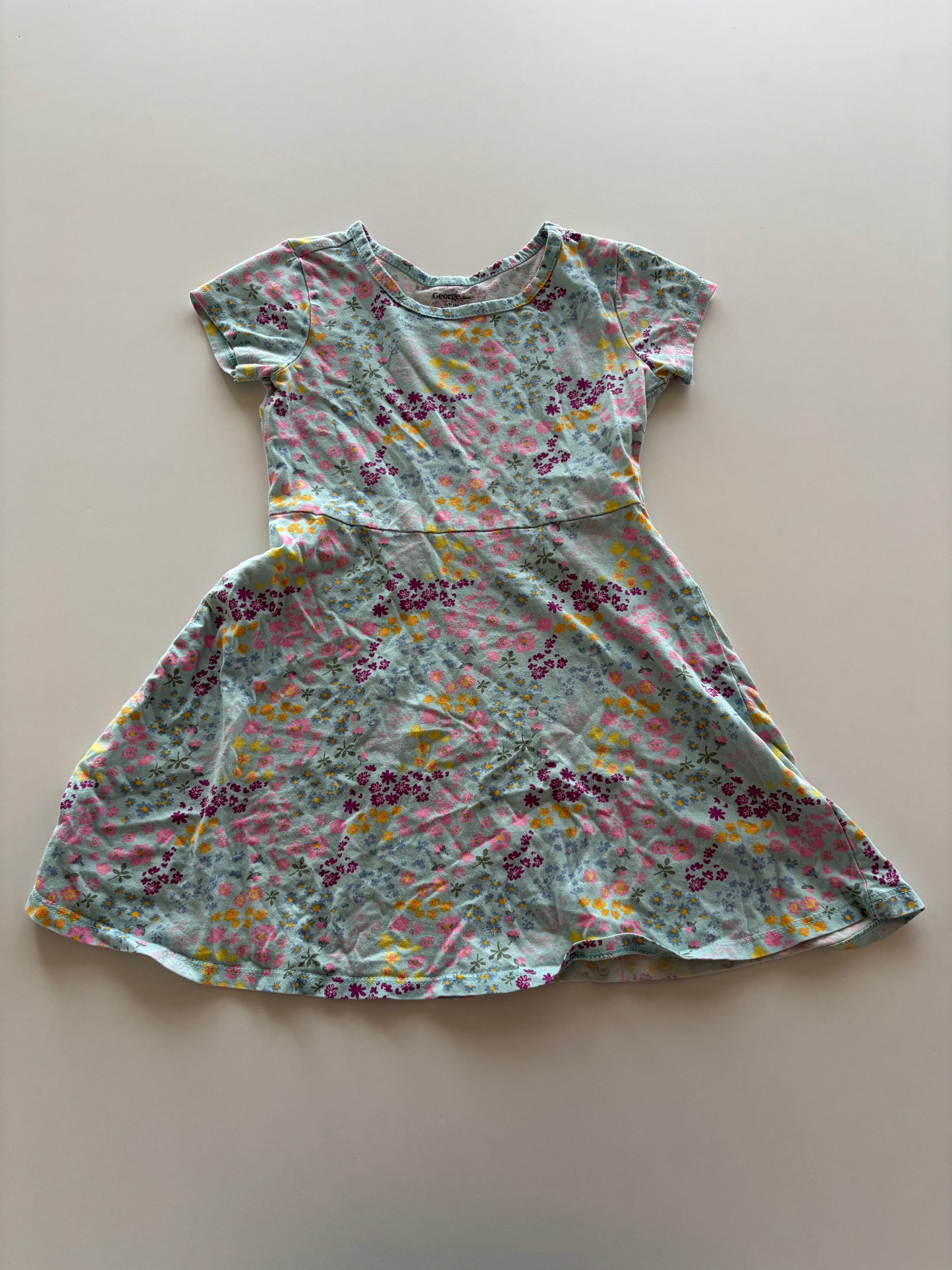 Blue Floral Dress