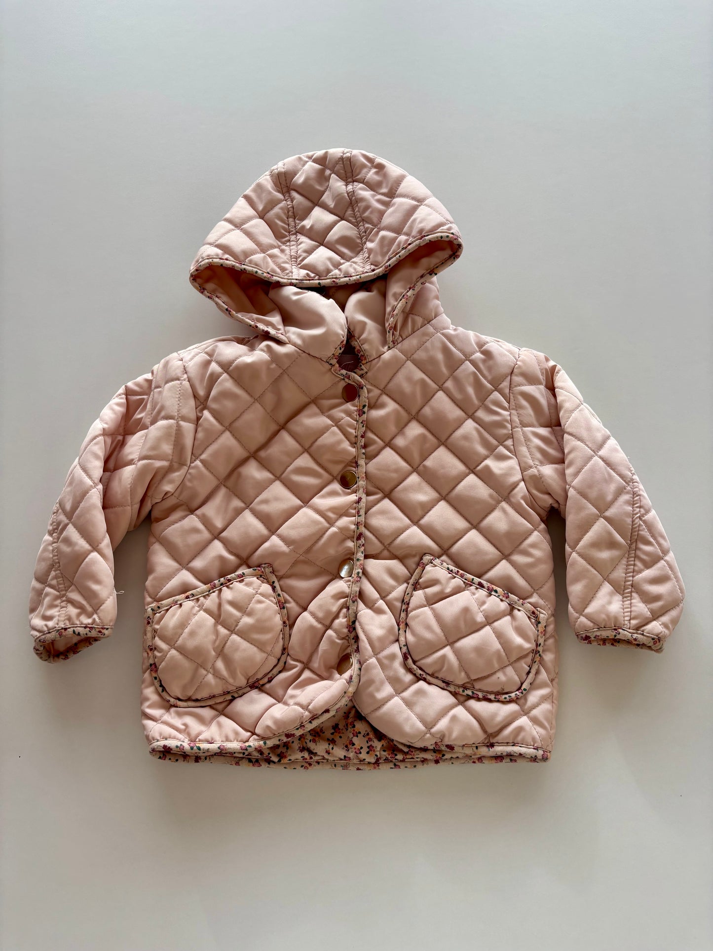 Pink Quilted Jacket
