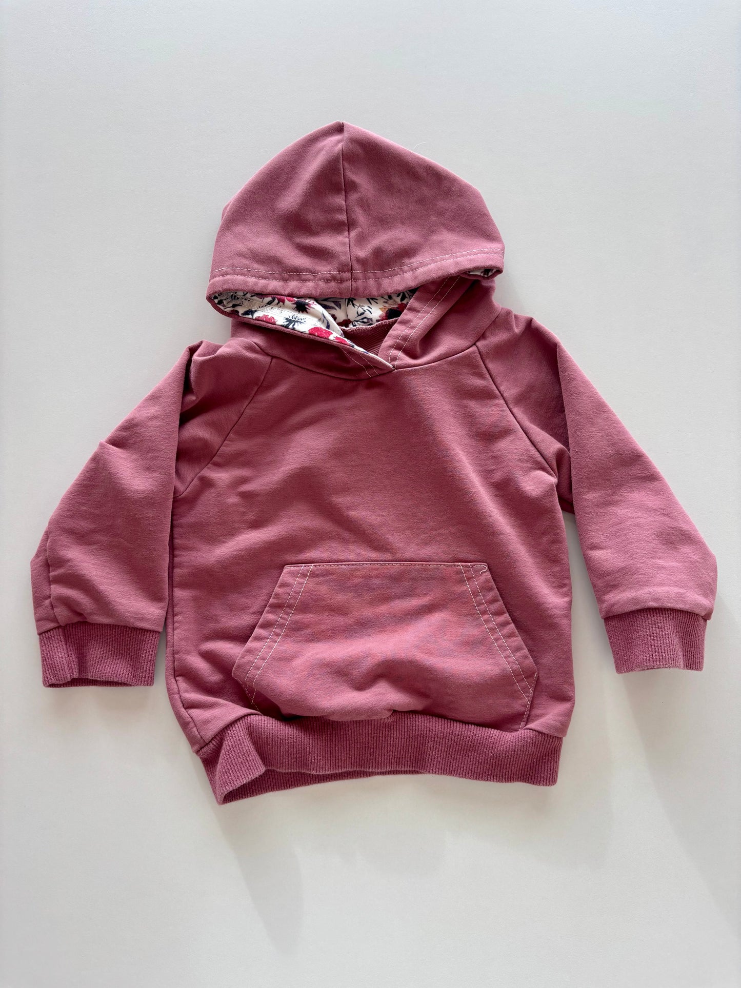 Mauve Handmade Hoodie