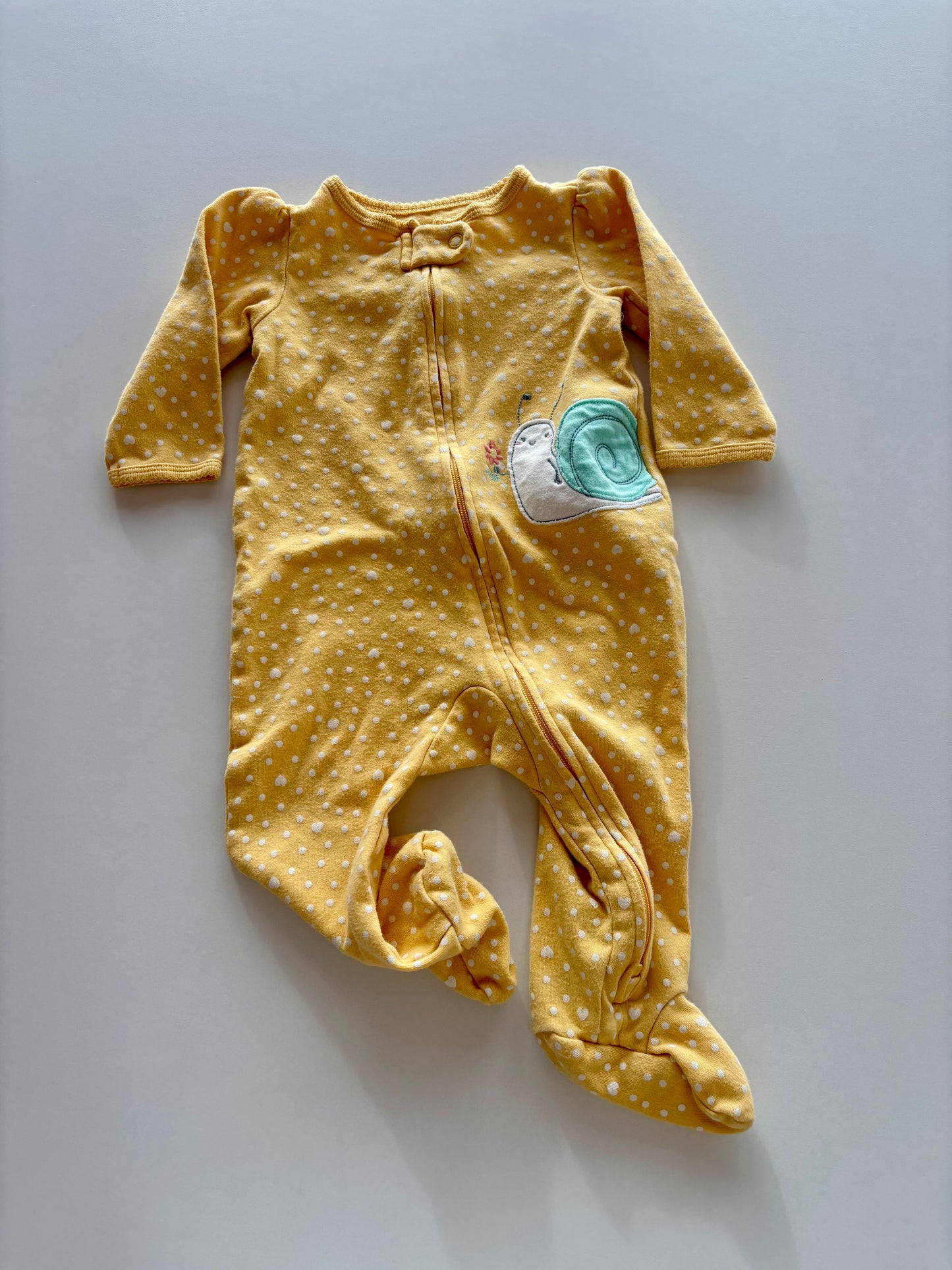 Yellow Polka Dot Snail Sleeper