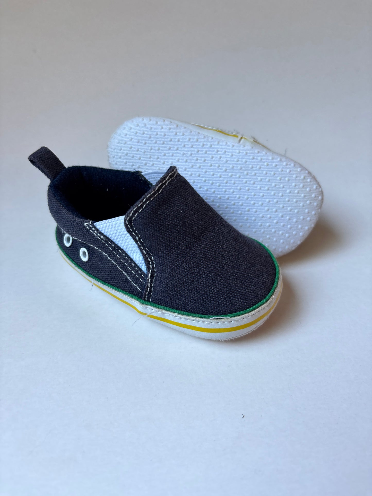 Navy Crib Shoes