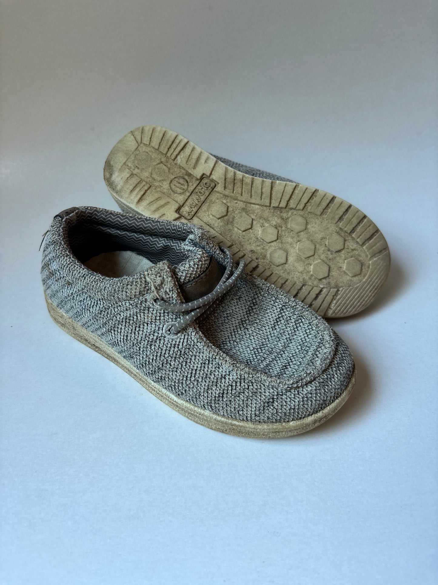 Grey Boat Shoes