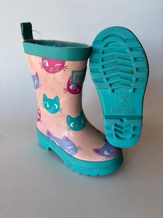 Cat Rubber Boots