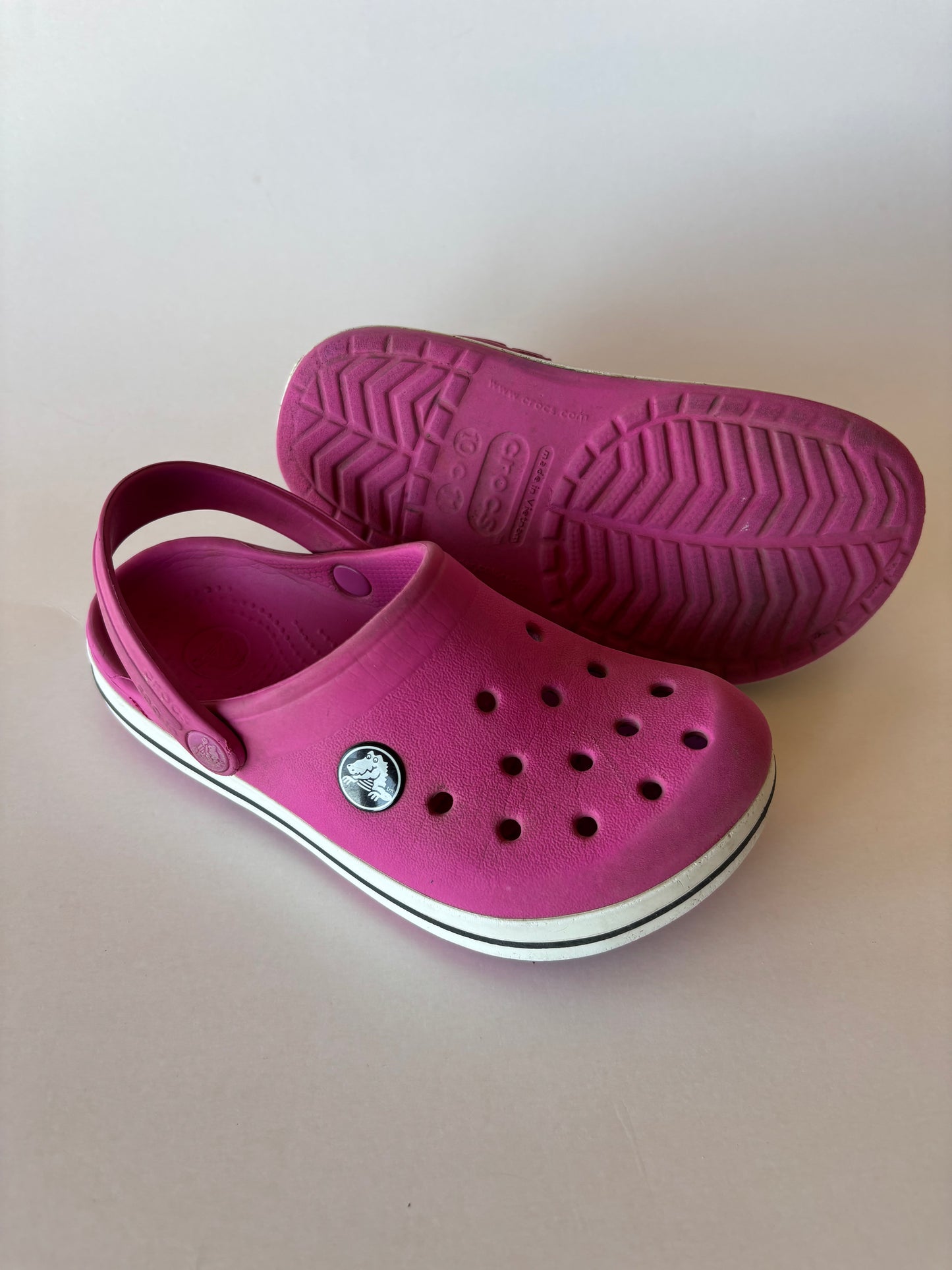 Pink Crocs