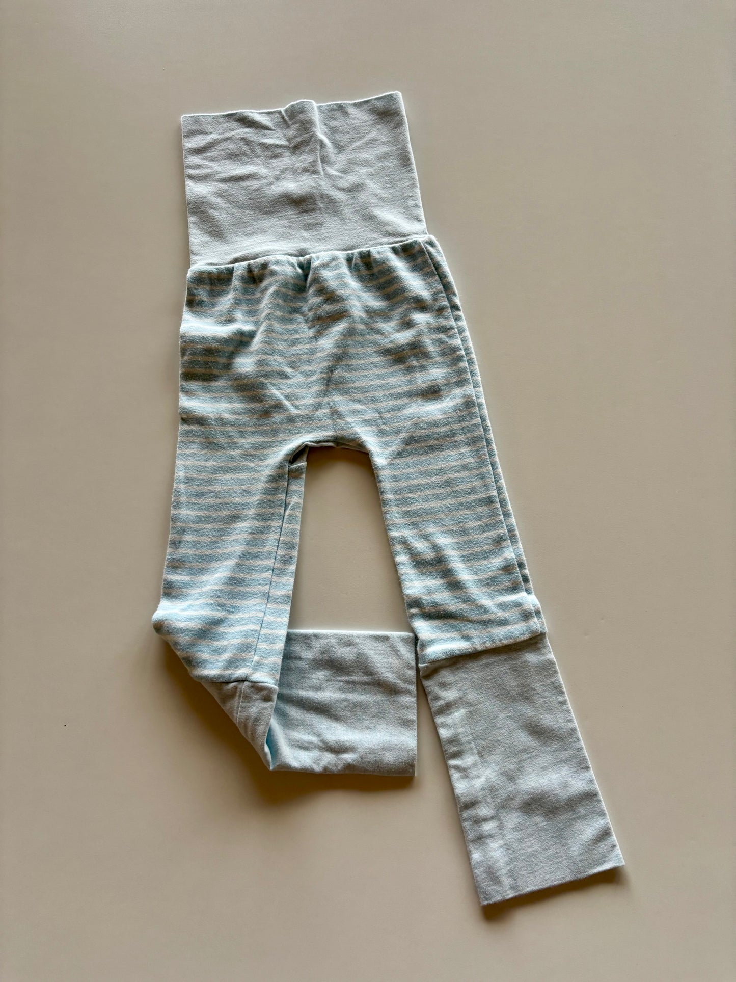 Blue Striped Grow with Me Pants