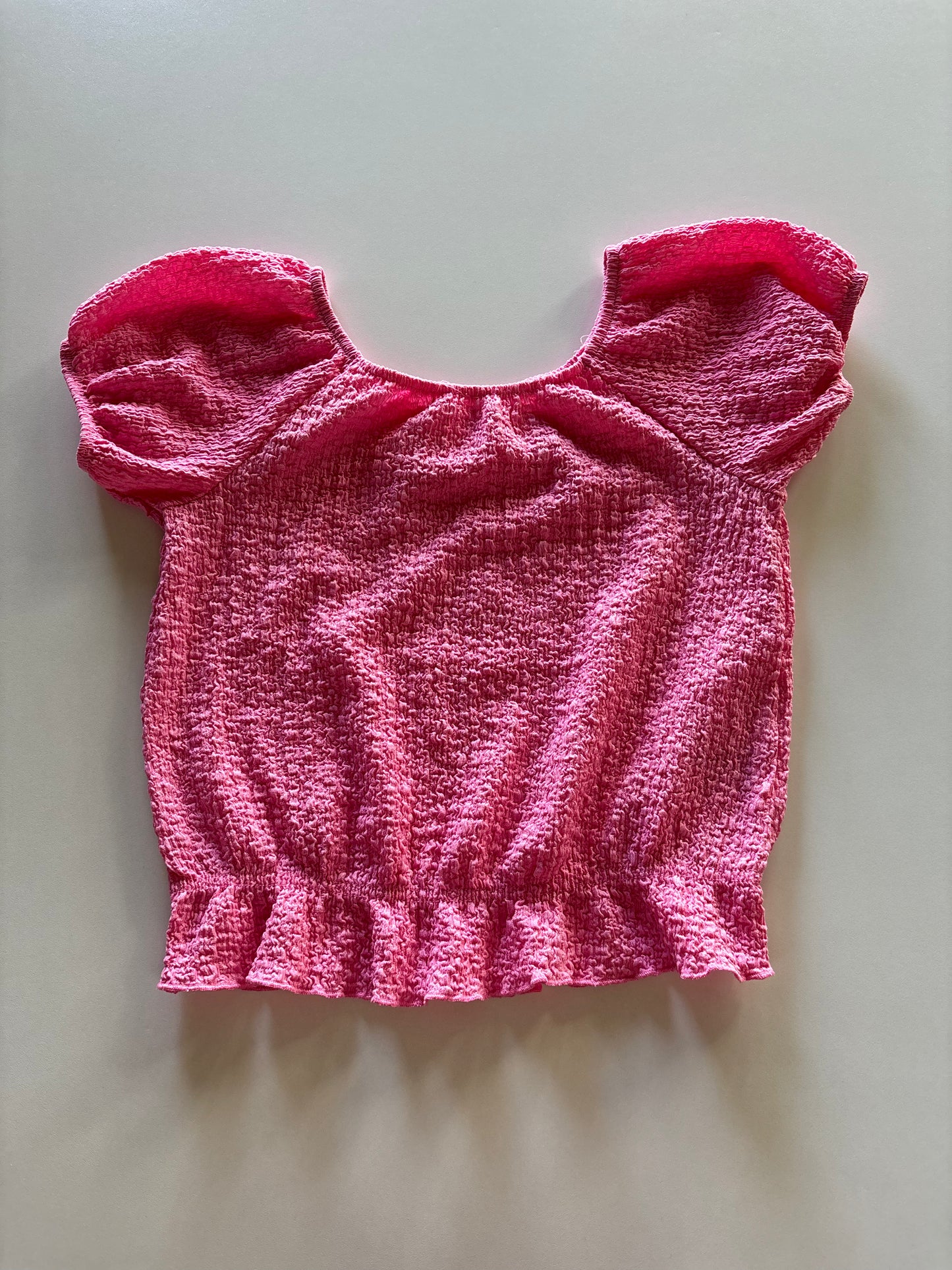 Pink Textured Shirt